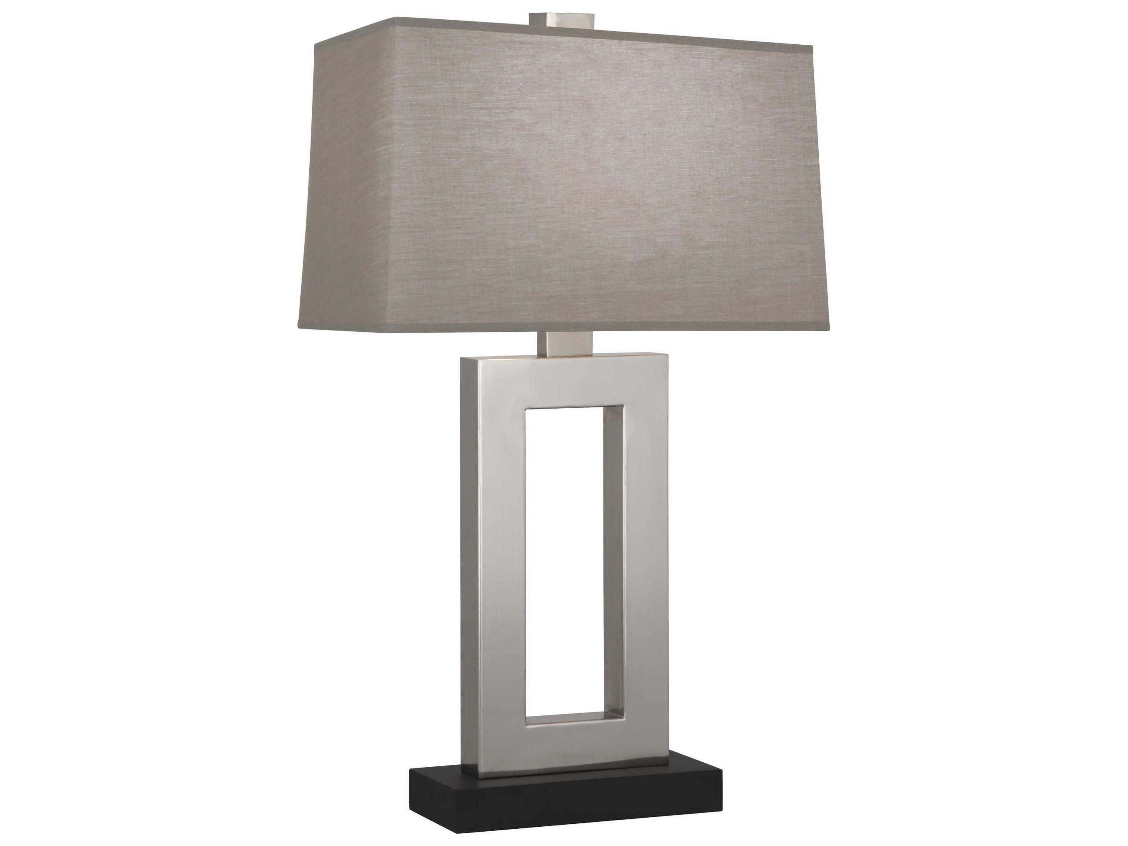 Doughnut Antique Silver Buffet Lamp