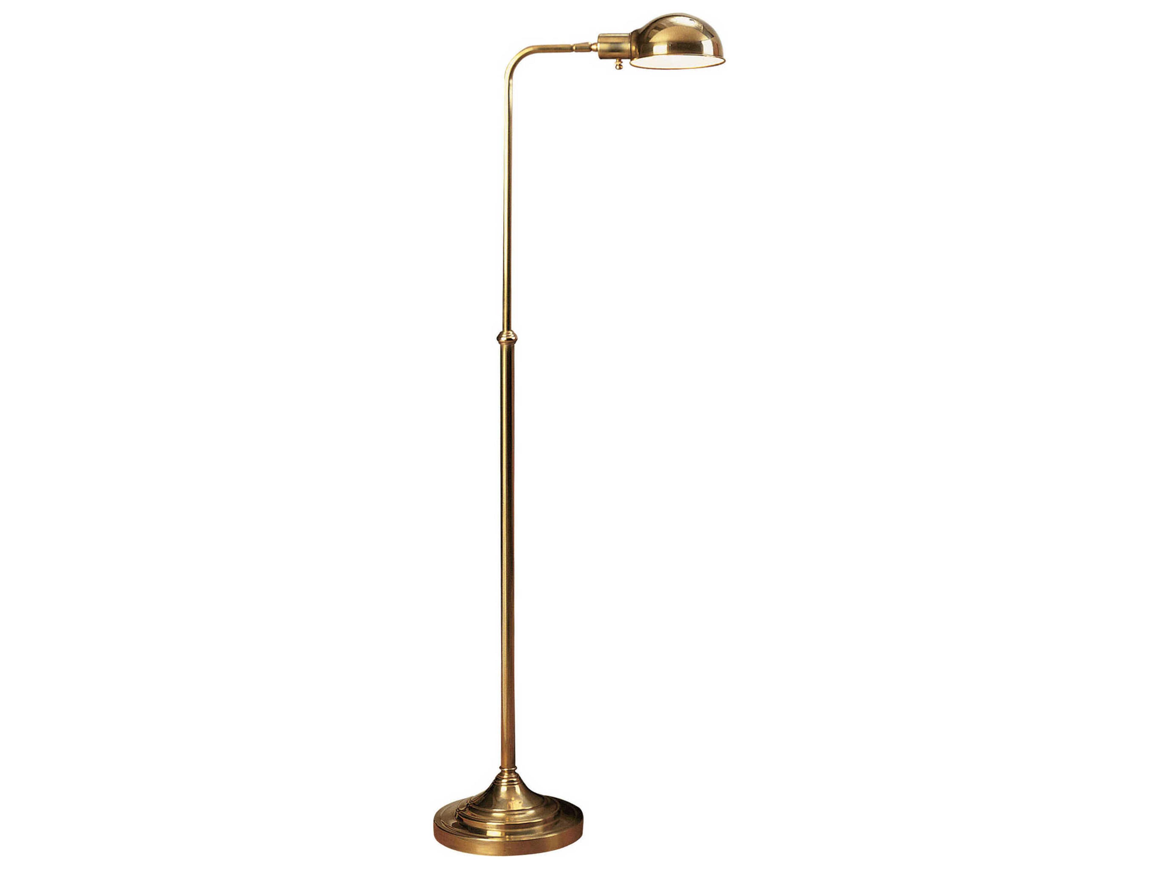 Kinetic Floor Lamp in Antique Brass