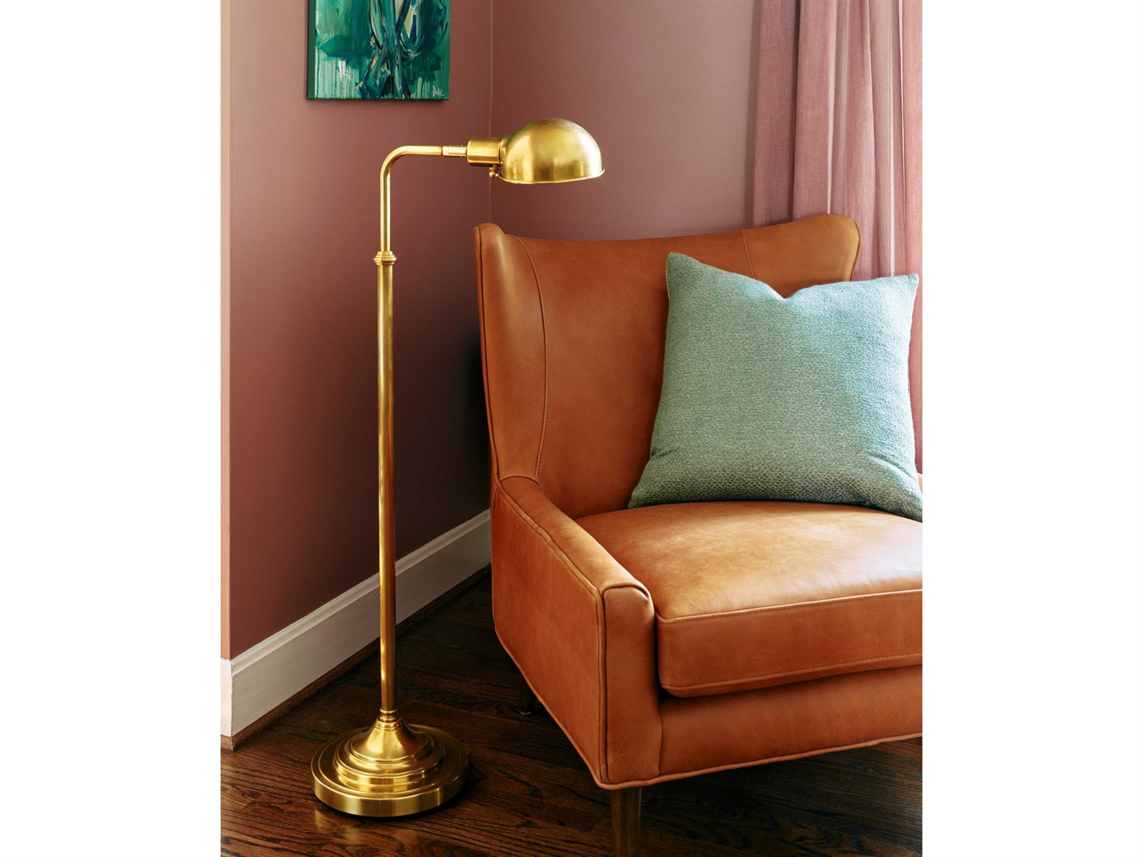 Robert Abbey Kinetic Antique Brass Floor Lamp
