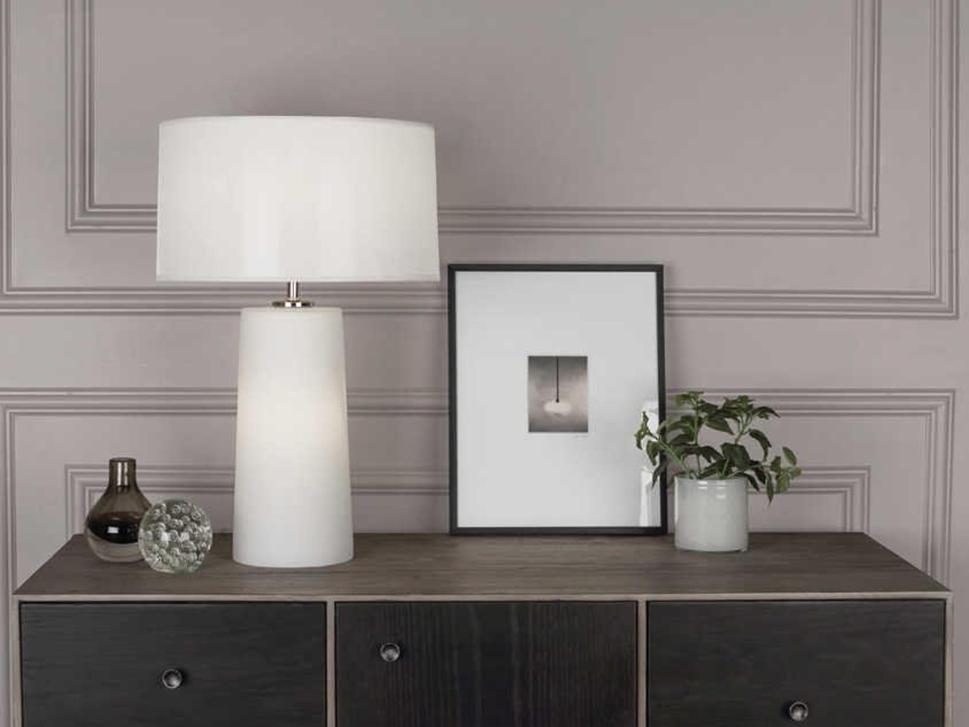 Robert Abbey Rico Espinet Olinda Frosted White Table Lamp