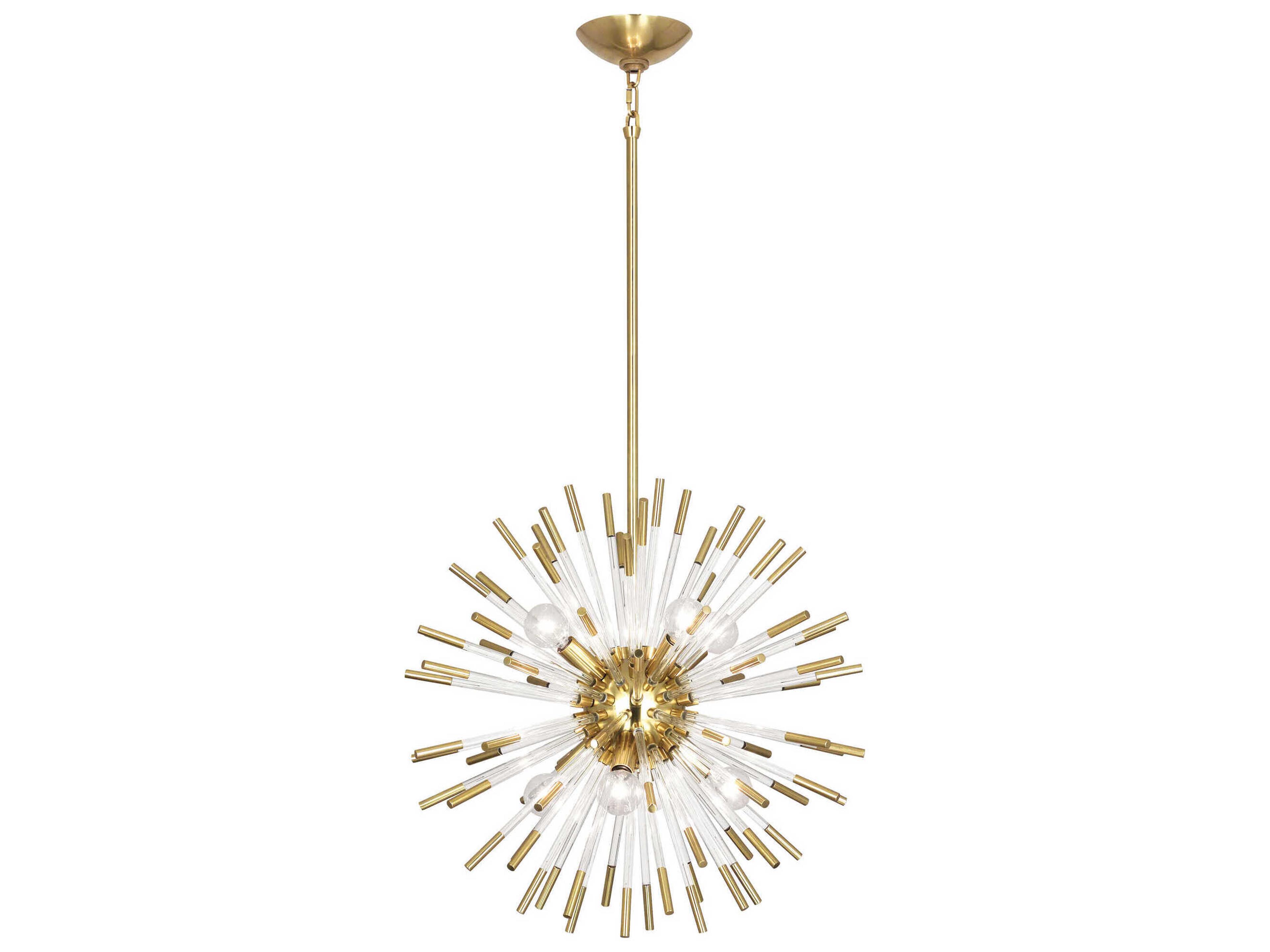 Andromeda 8-Light Modern Brass Sputnik Pendant