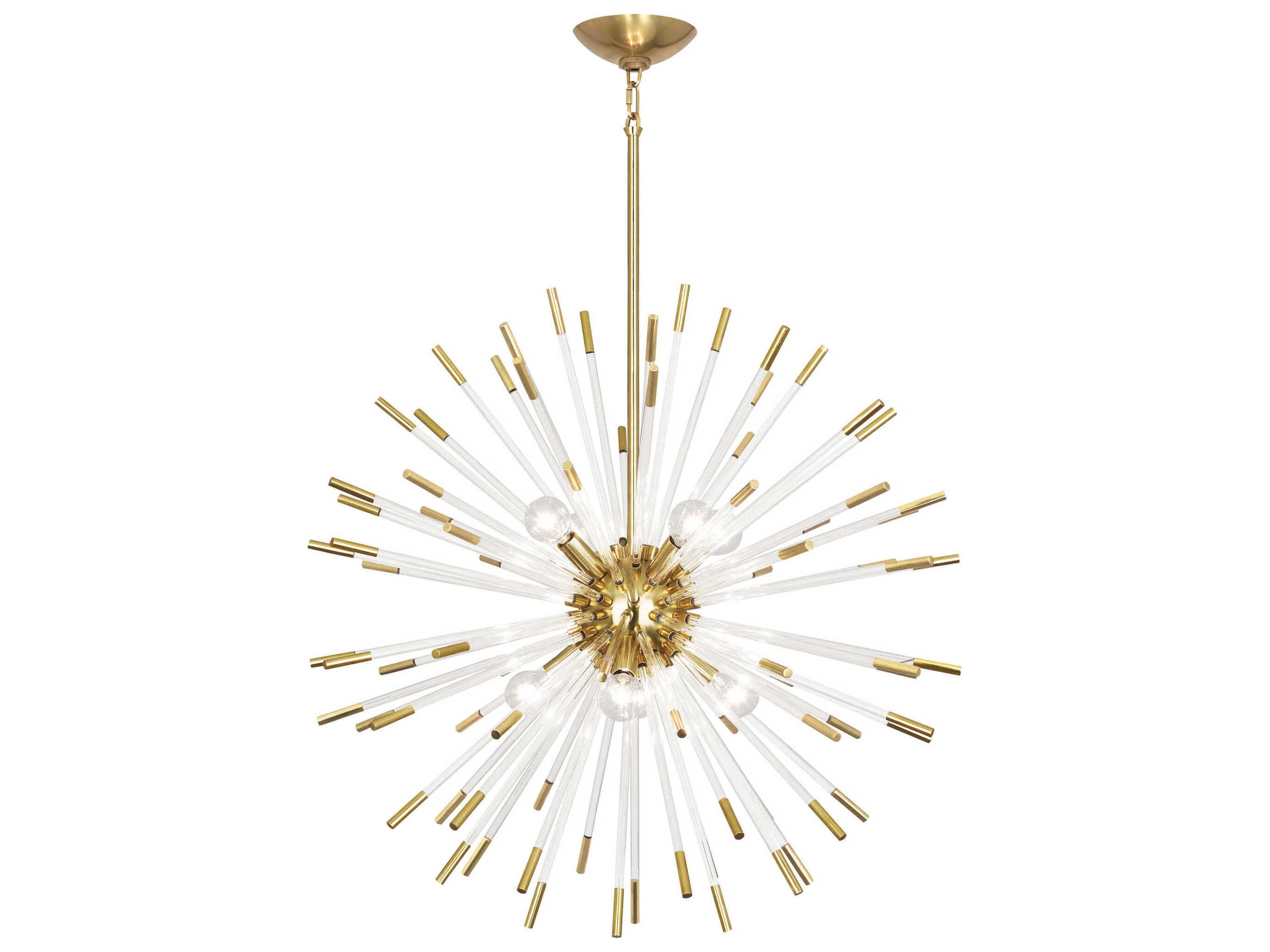 Andromeda 8-Light Modern Brass Sputnik Pendant