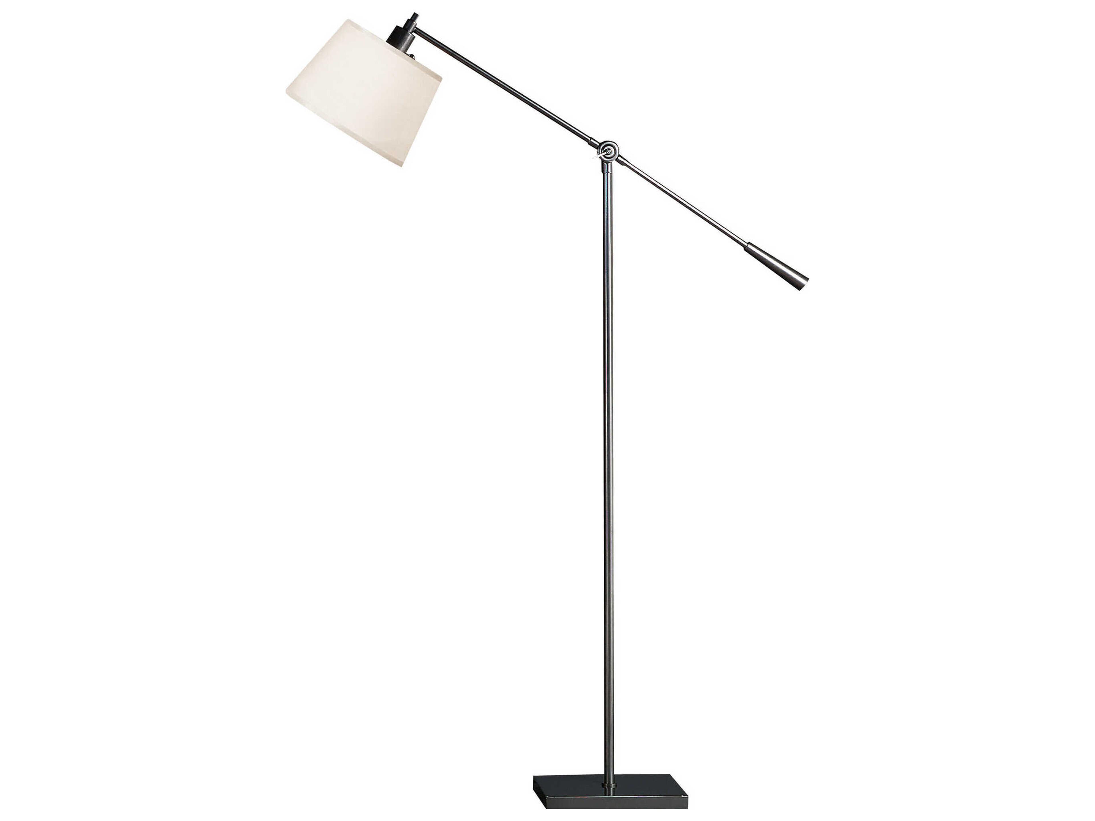 Real Simple Gunmetal Powder Coat Over Steel Floor Lamp