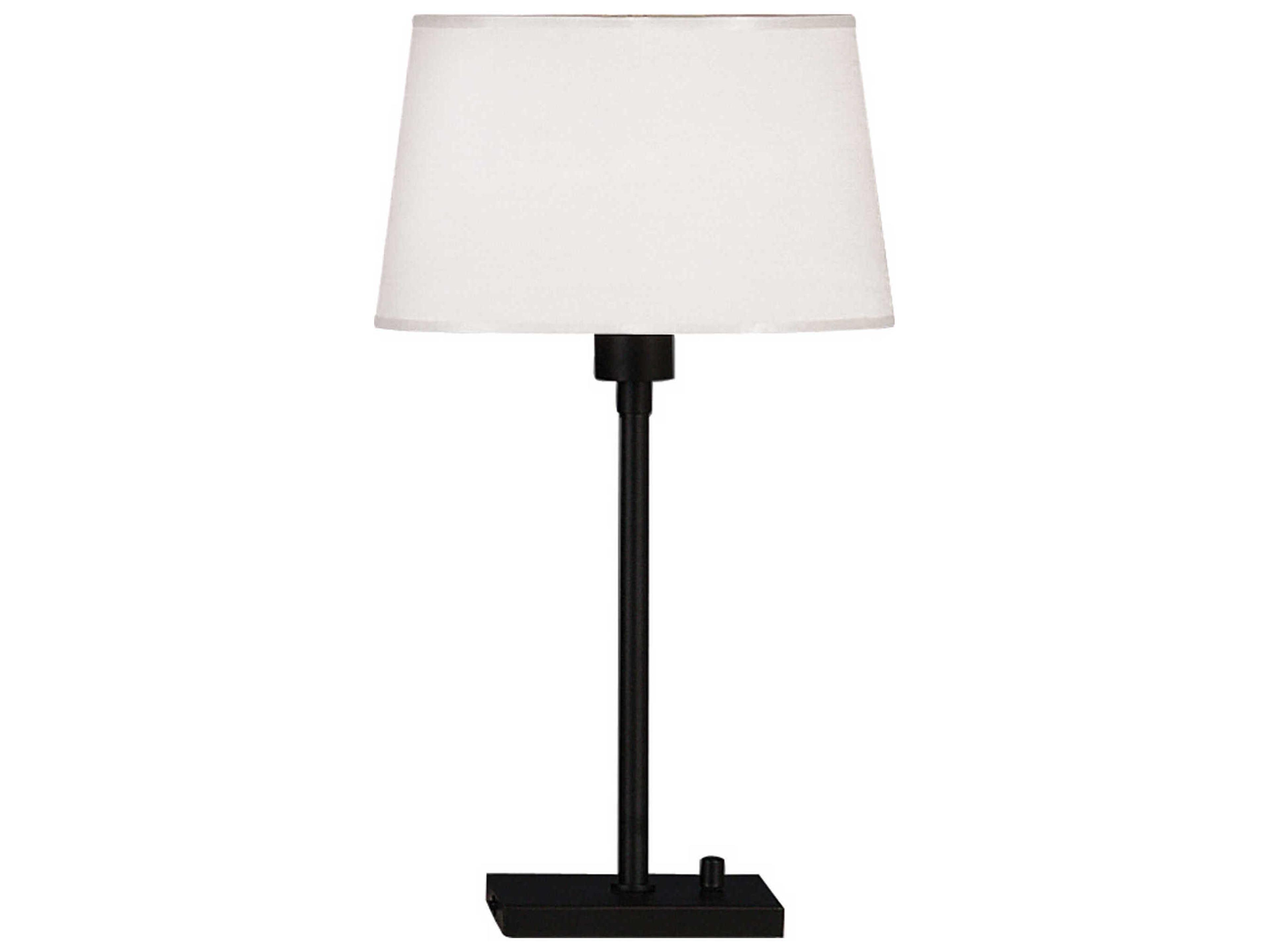 Real Simple Matte Black Powder Coat Over Steel Table Lamp