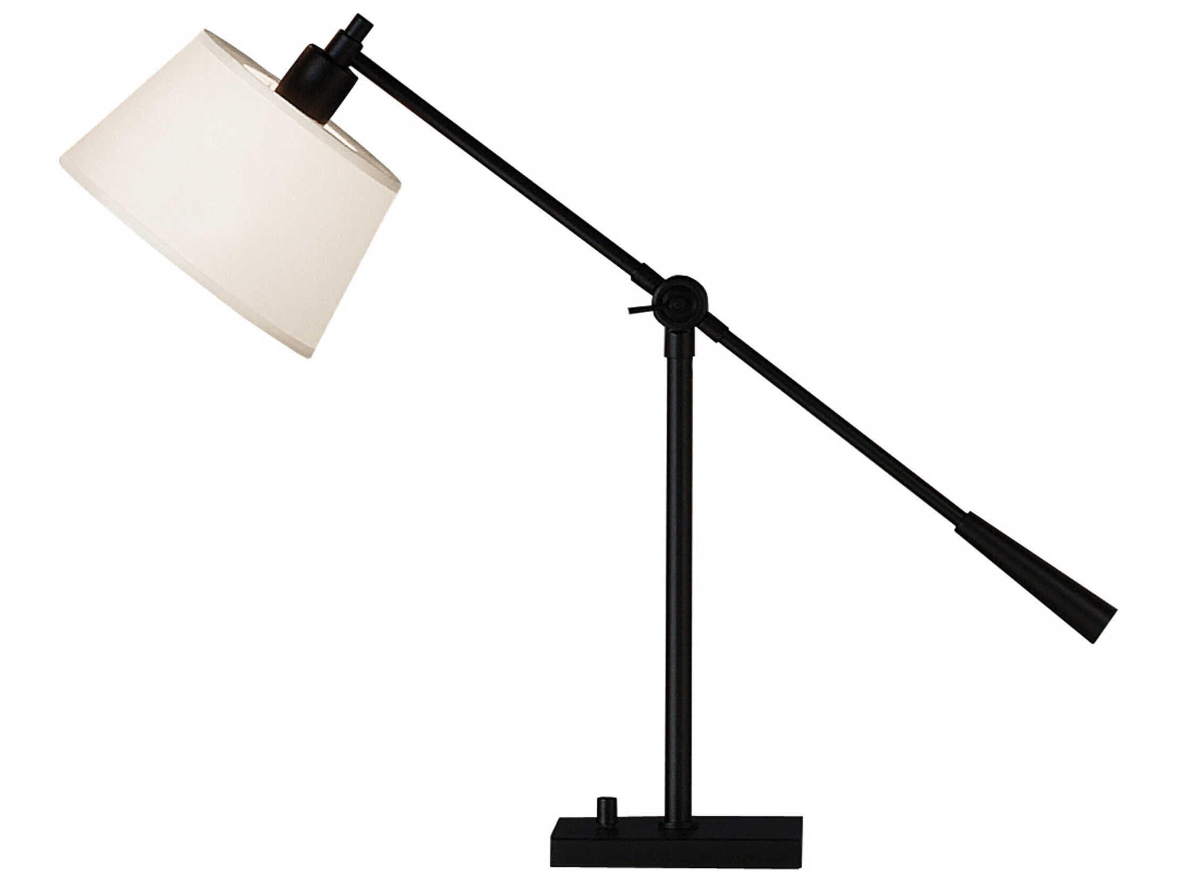 Real Simple Matte Black Powder Coat Over Steel Table Lamp