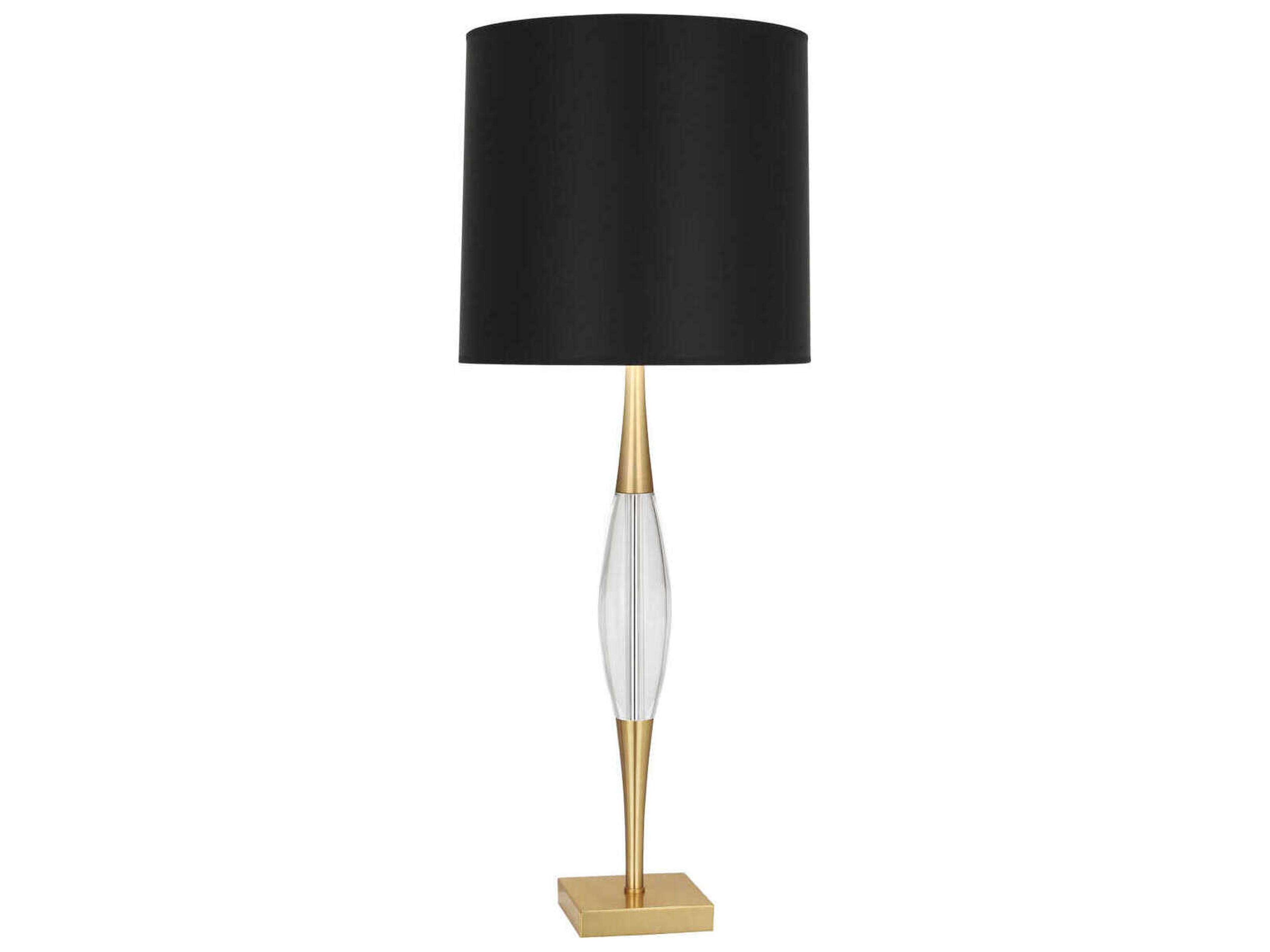 Juno Modern Brass Clear Crystal Buffet Lamp