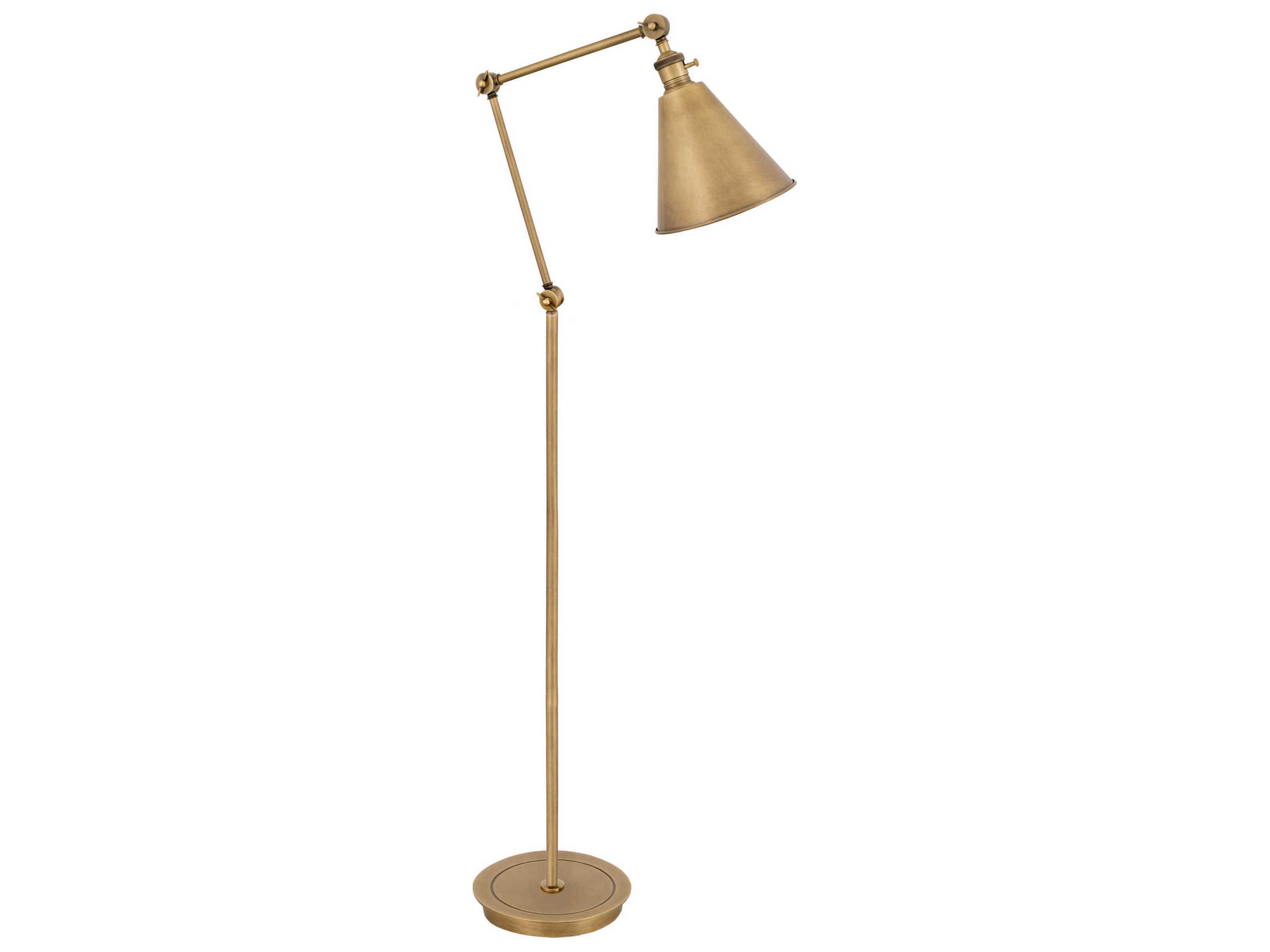 Alloy Warm Brass Floor Lamp