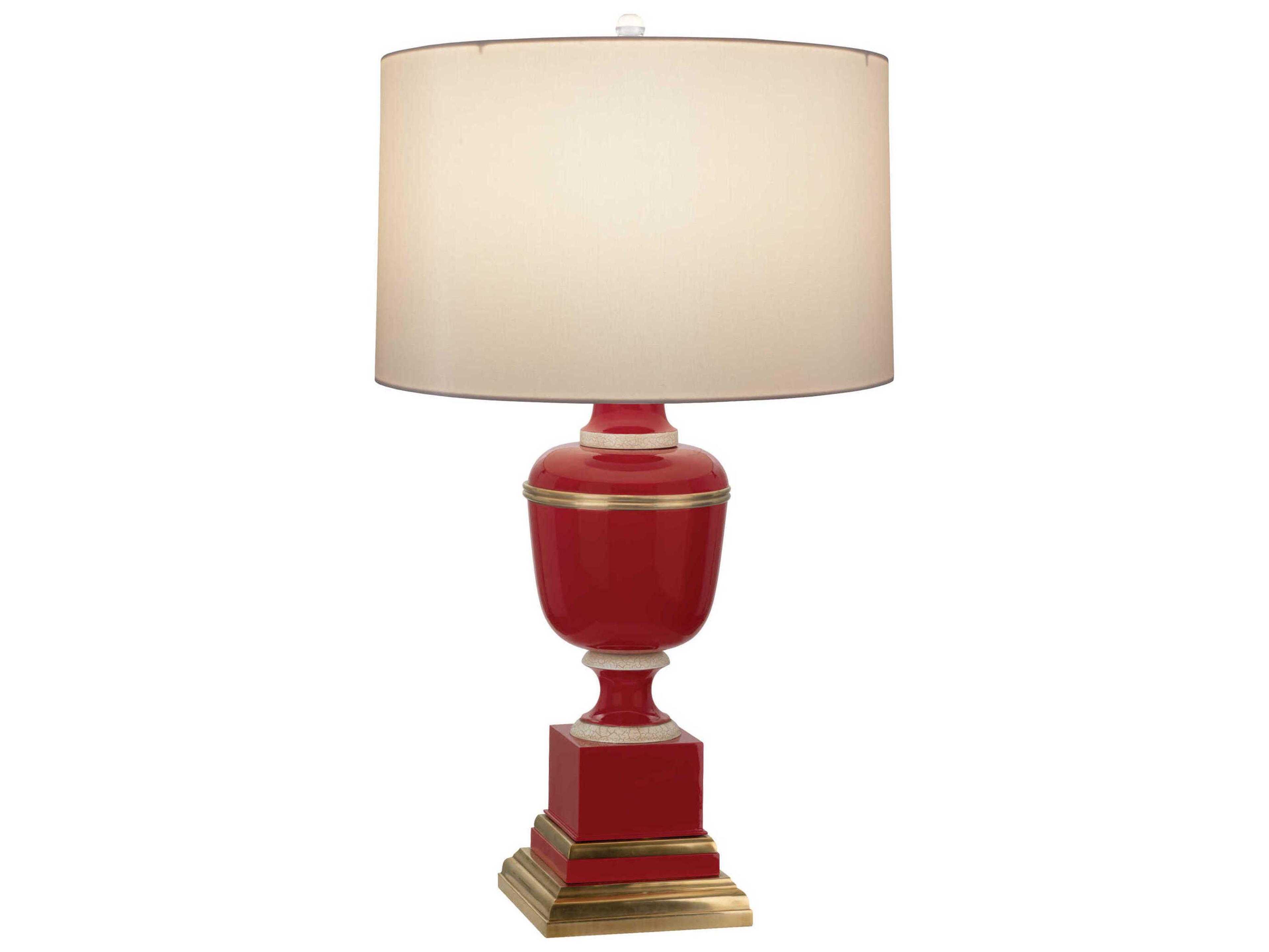 Annika Red Buffet Lamp