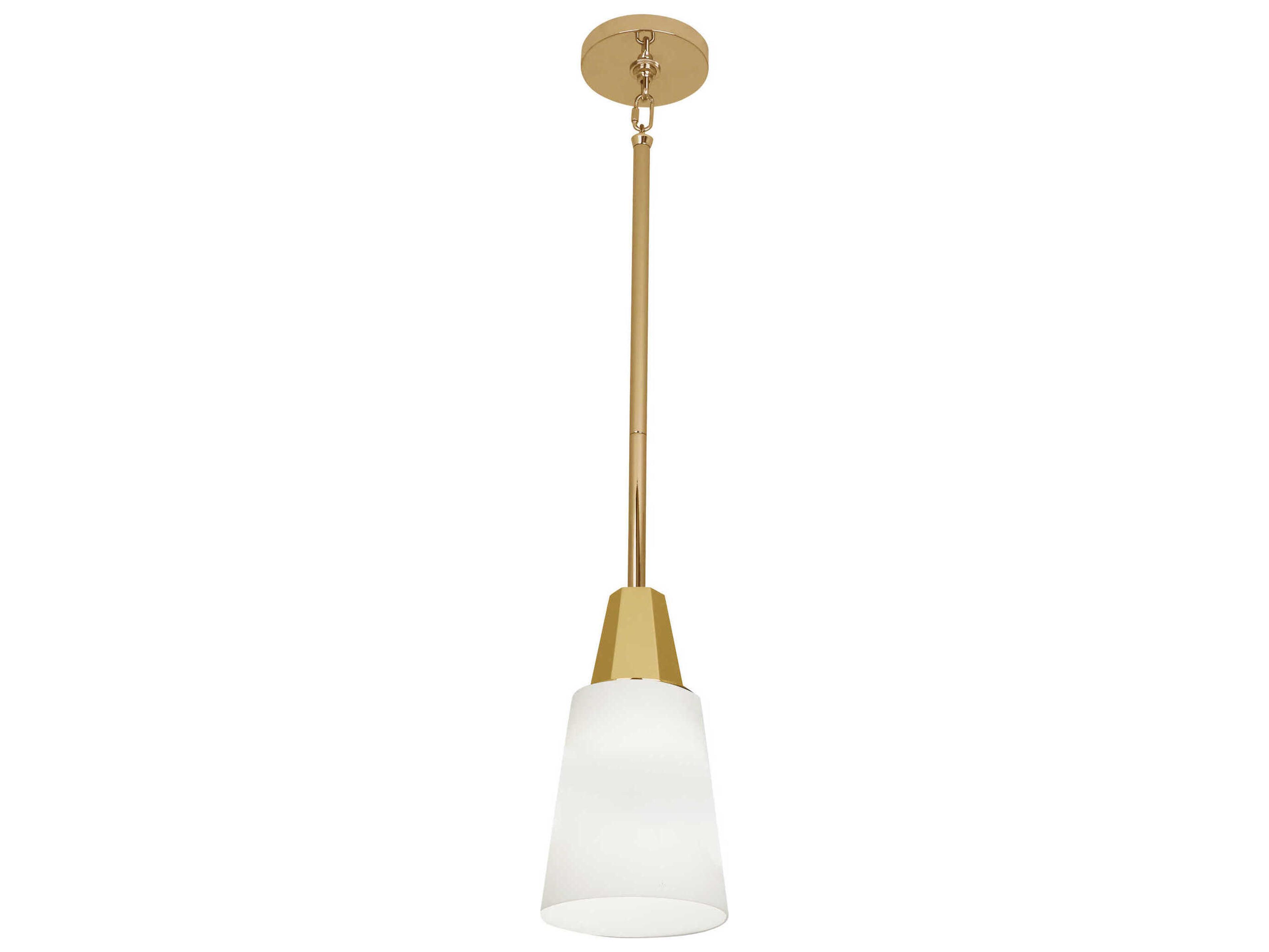 Wheatley 1-Light Modern Brass Bell Mini Pendant