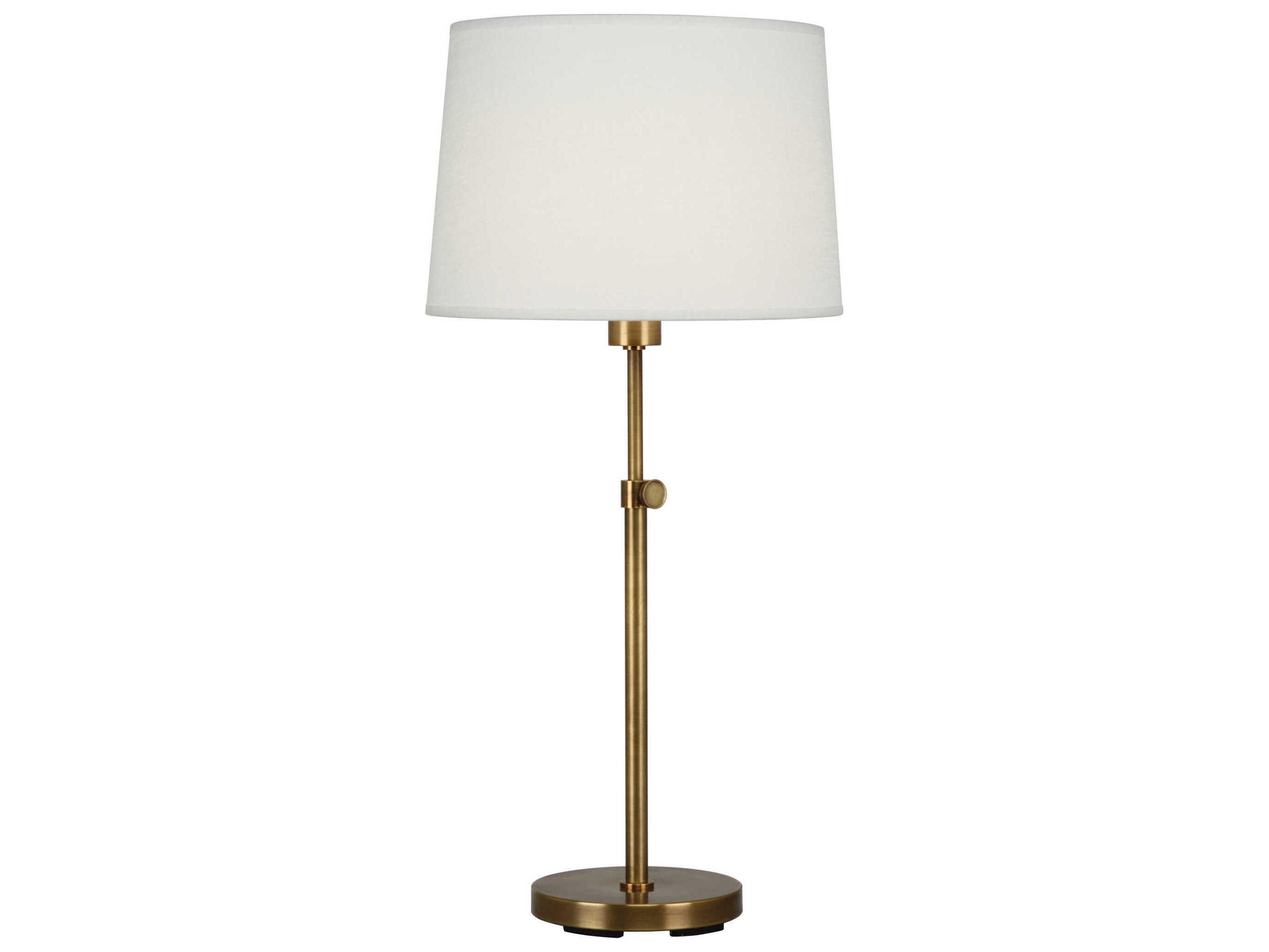 Koleman Table Lamp in Aged Brass Adjustable