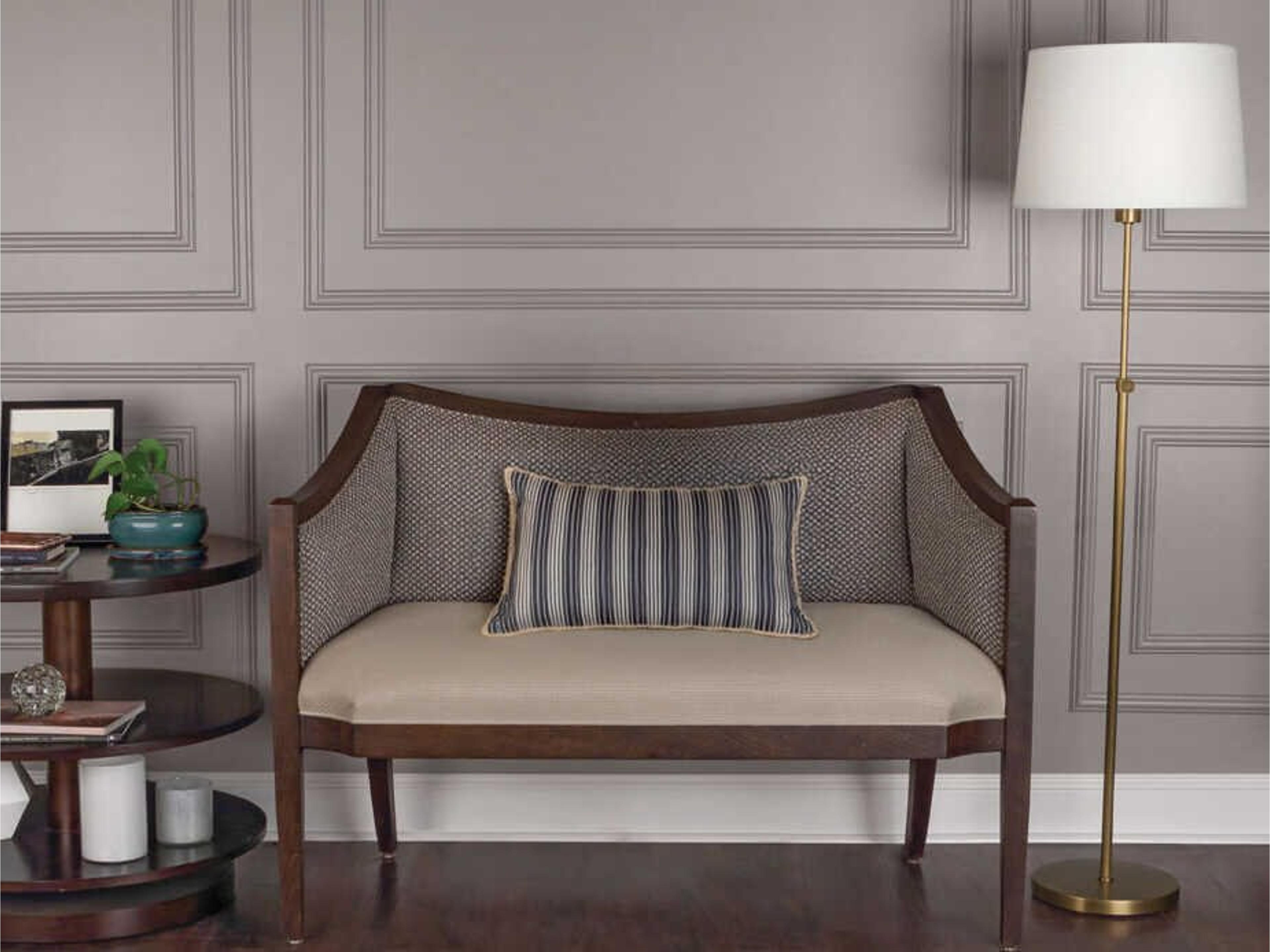 Robert Abbey Koleman Aged Brass Floor Lamp