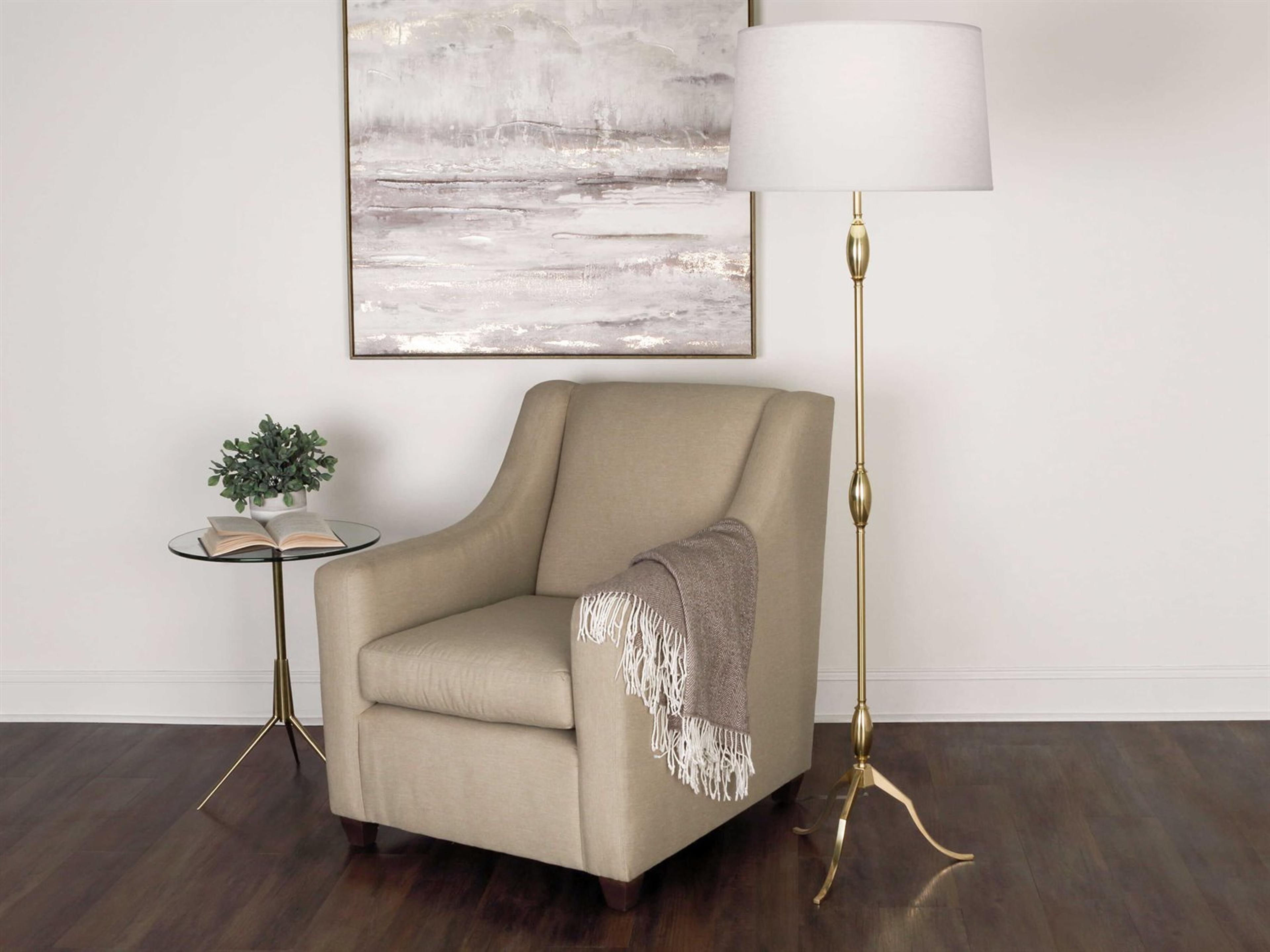 Robert Abbey Grace Modern Brass Floor Lamp
