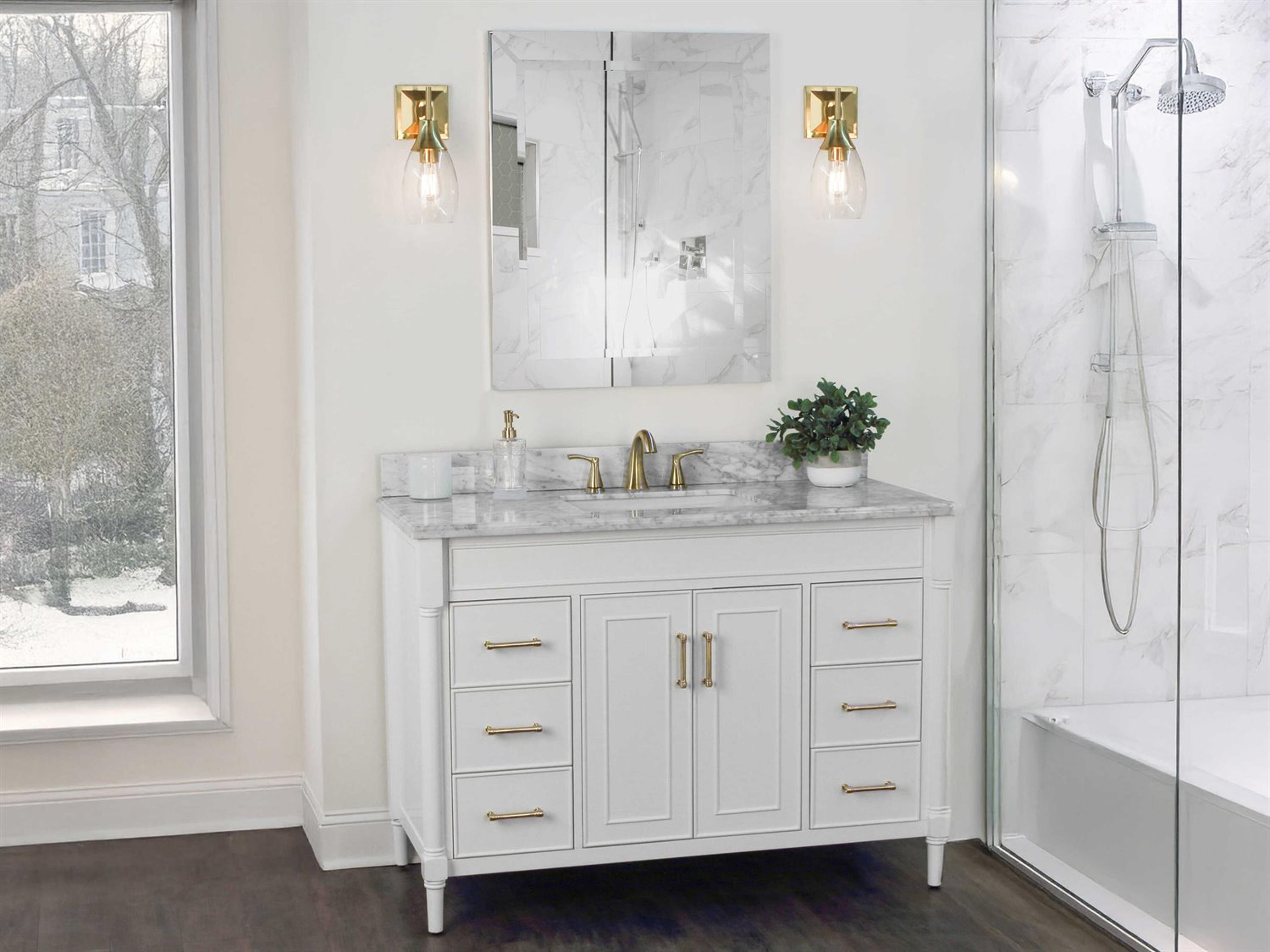 Robert Abbey Grace 1-Light Modern Brass Wall Sconce