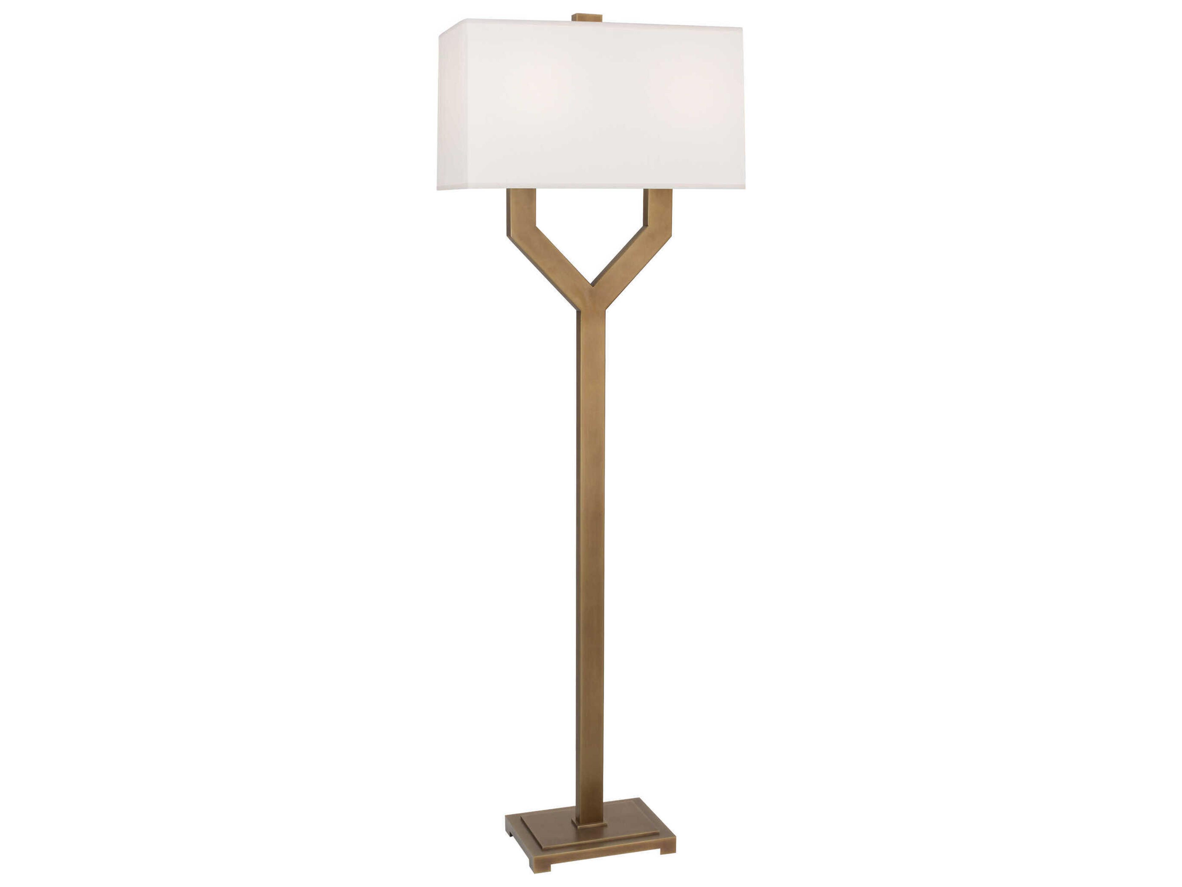 Valerie Vintage Brass Floor Lamp