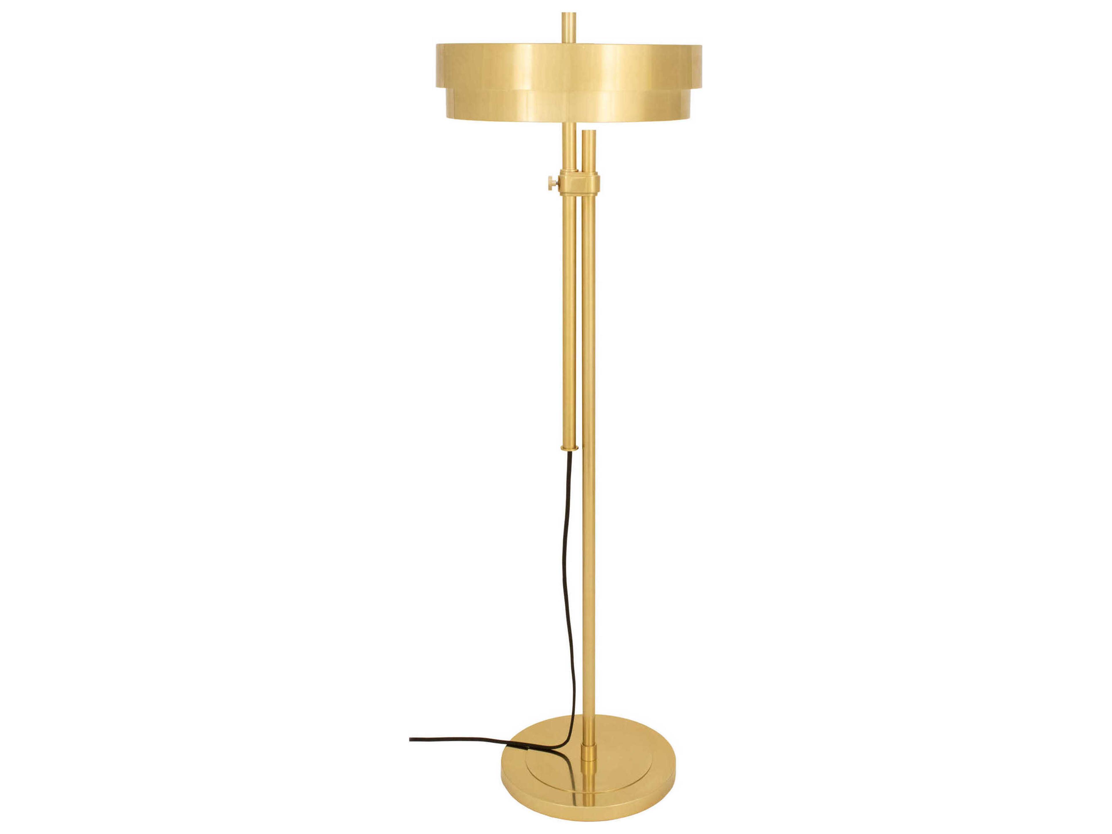Elliott Modern Brass Floor Lamp