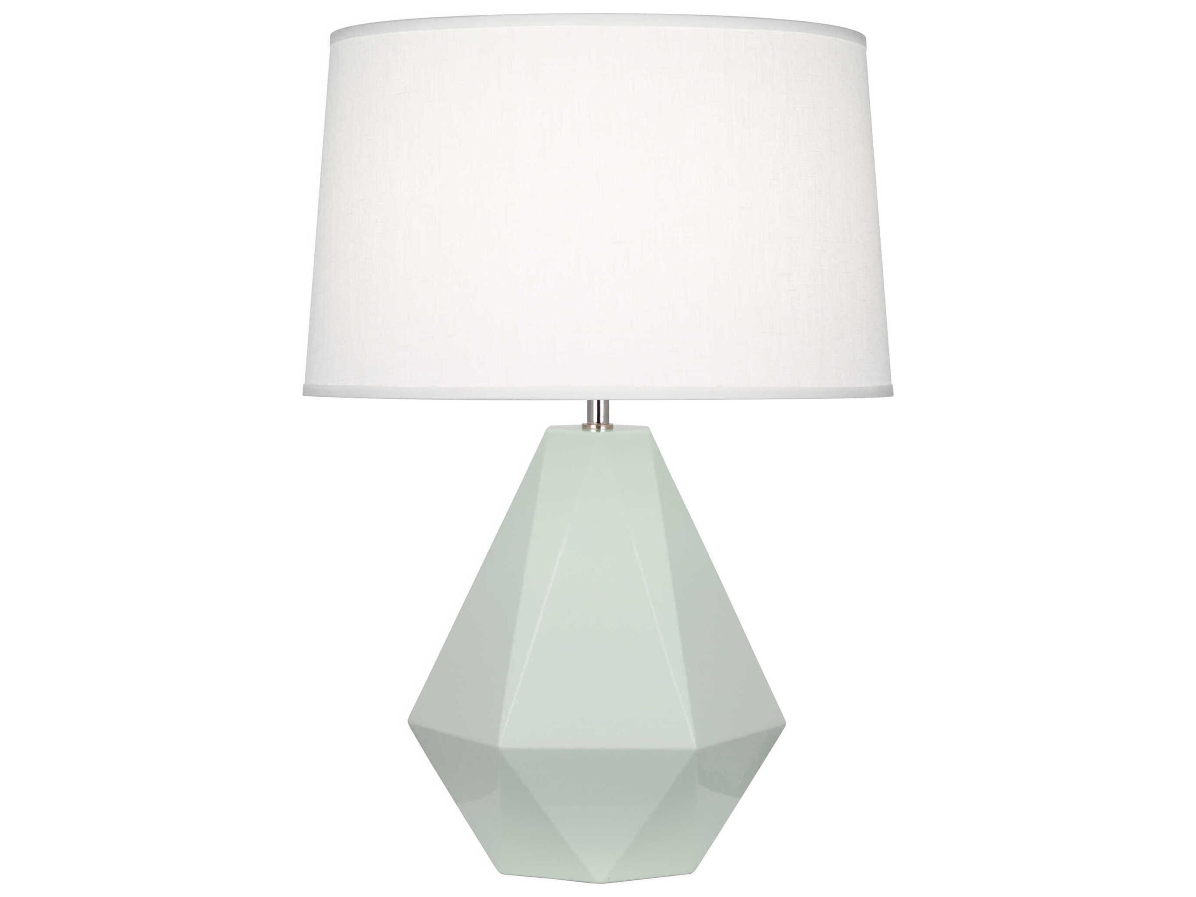 Delta Table Lamp Celadon Glazed Ceramic