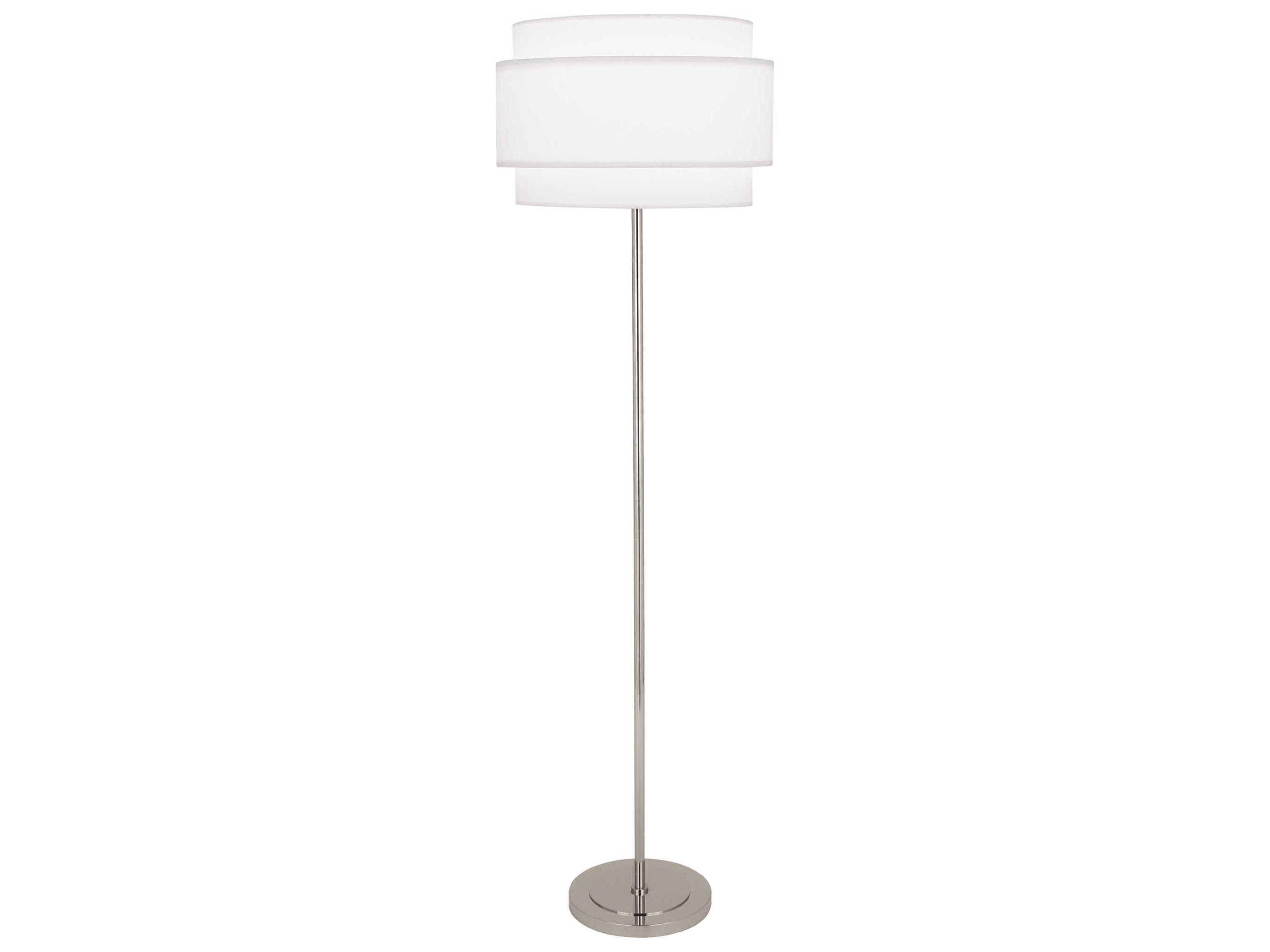 Robert Abbey Decker White Floor Lamp