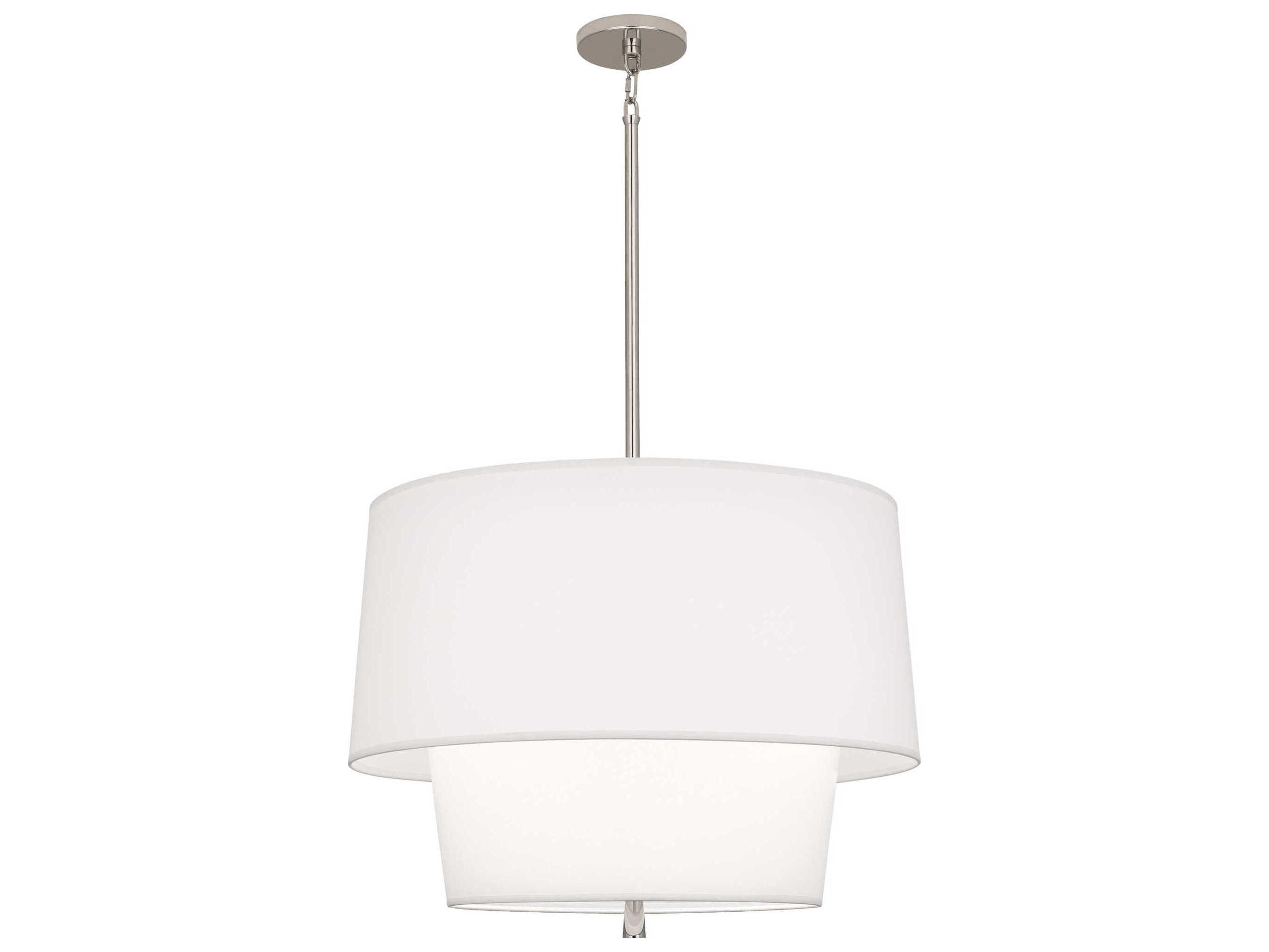 Robert Abbey Decker 3-Light Ascot White Pendant