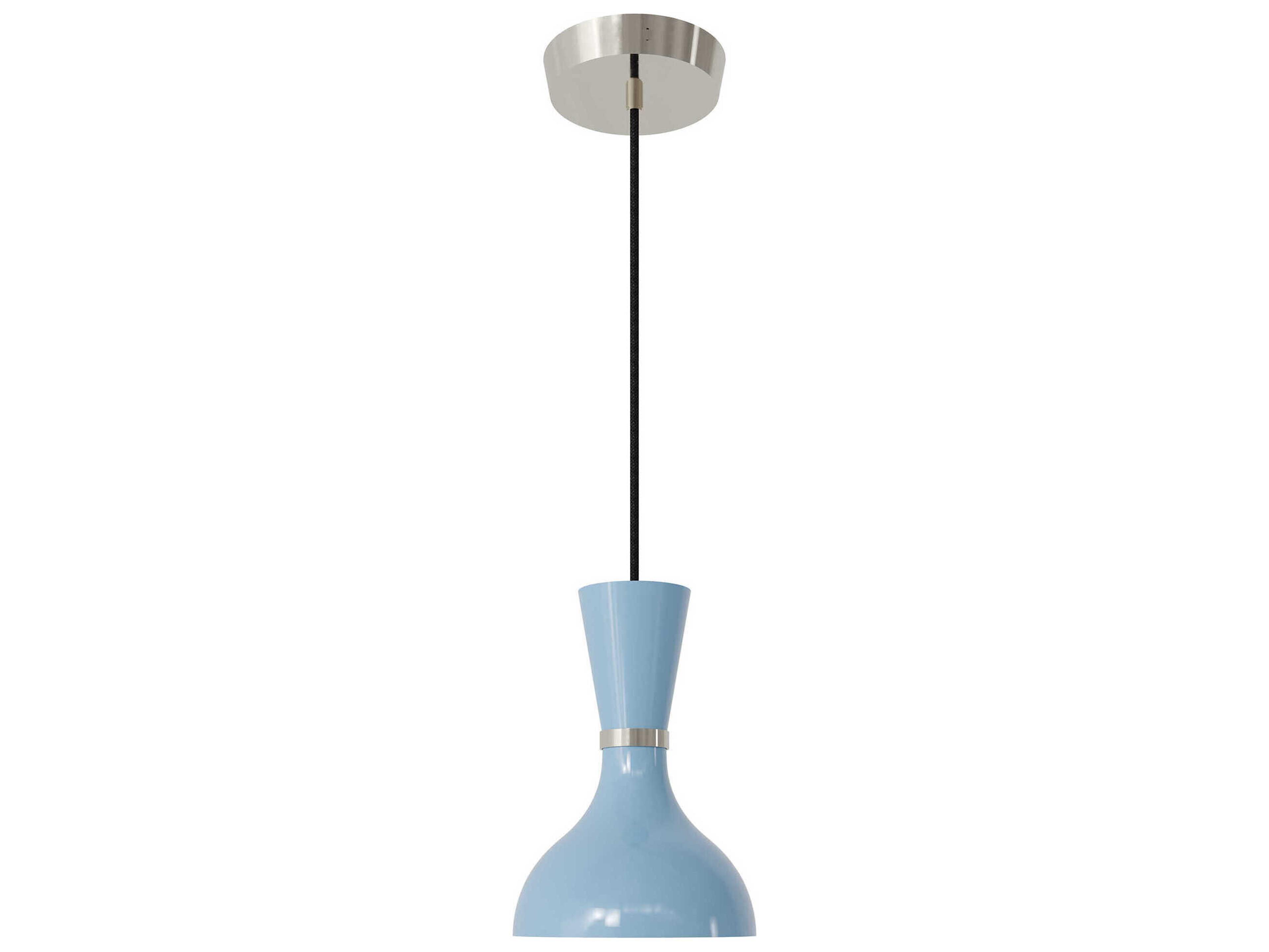 Robert Abbey Clare 1-Light Baby Blue Mini Pendant