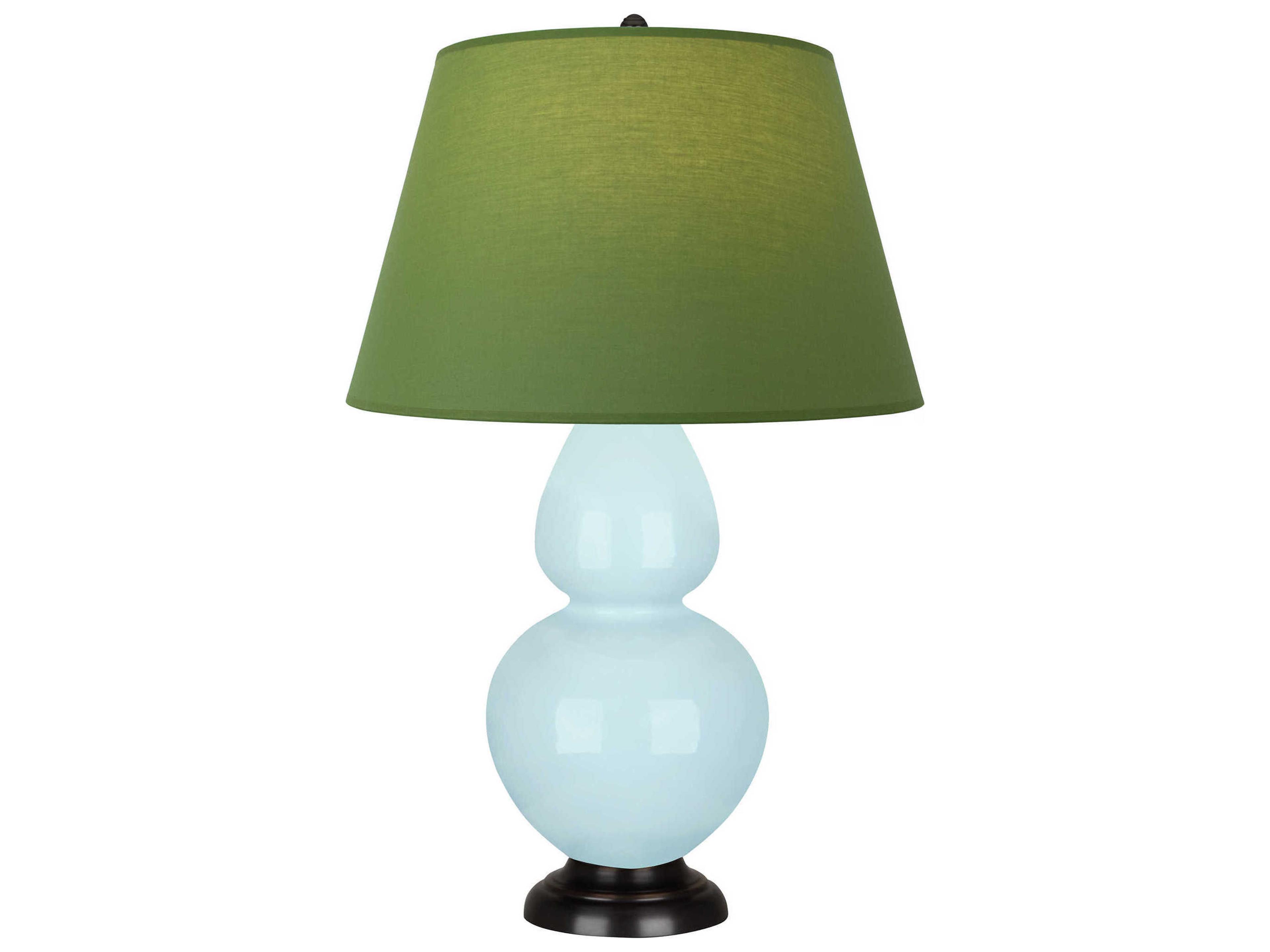 Robert Abbey Double Gourd Baby Blue Glazed Buffet Lamp