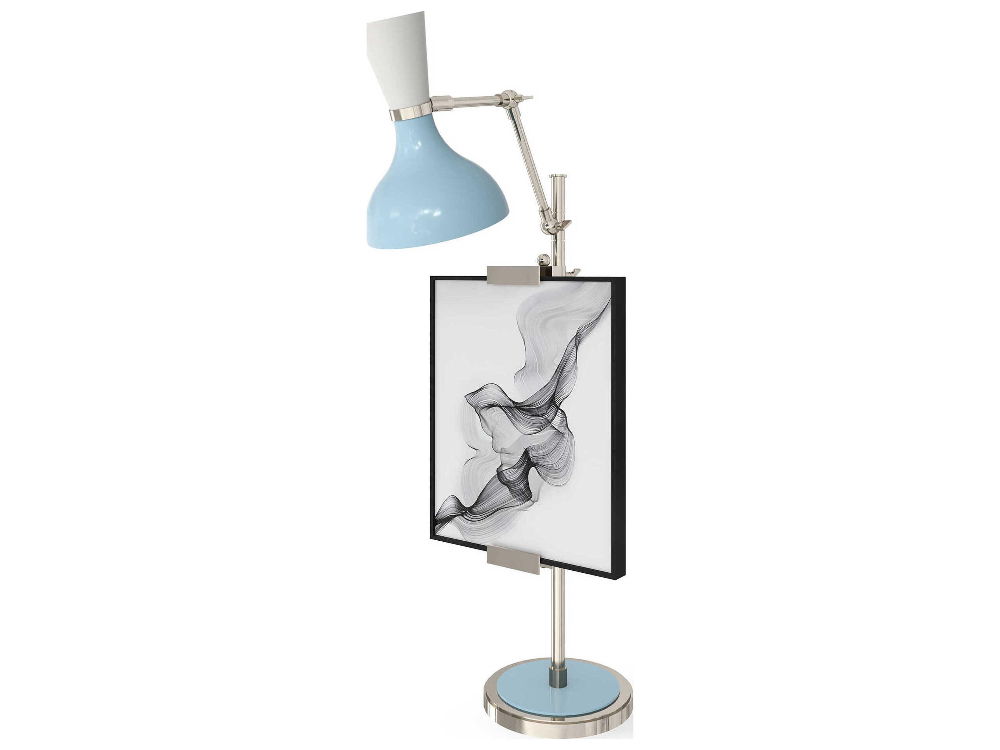 Robert Abbey Clare Baby Blue Lily Buffet Lamp