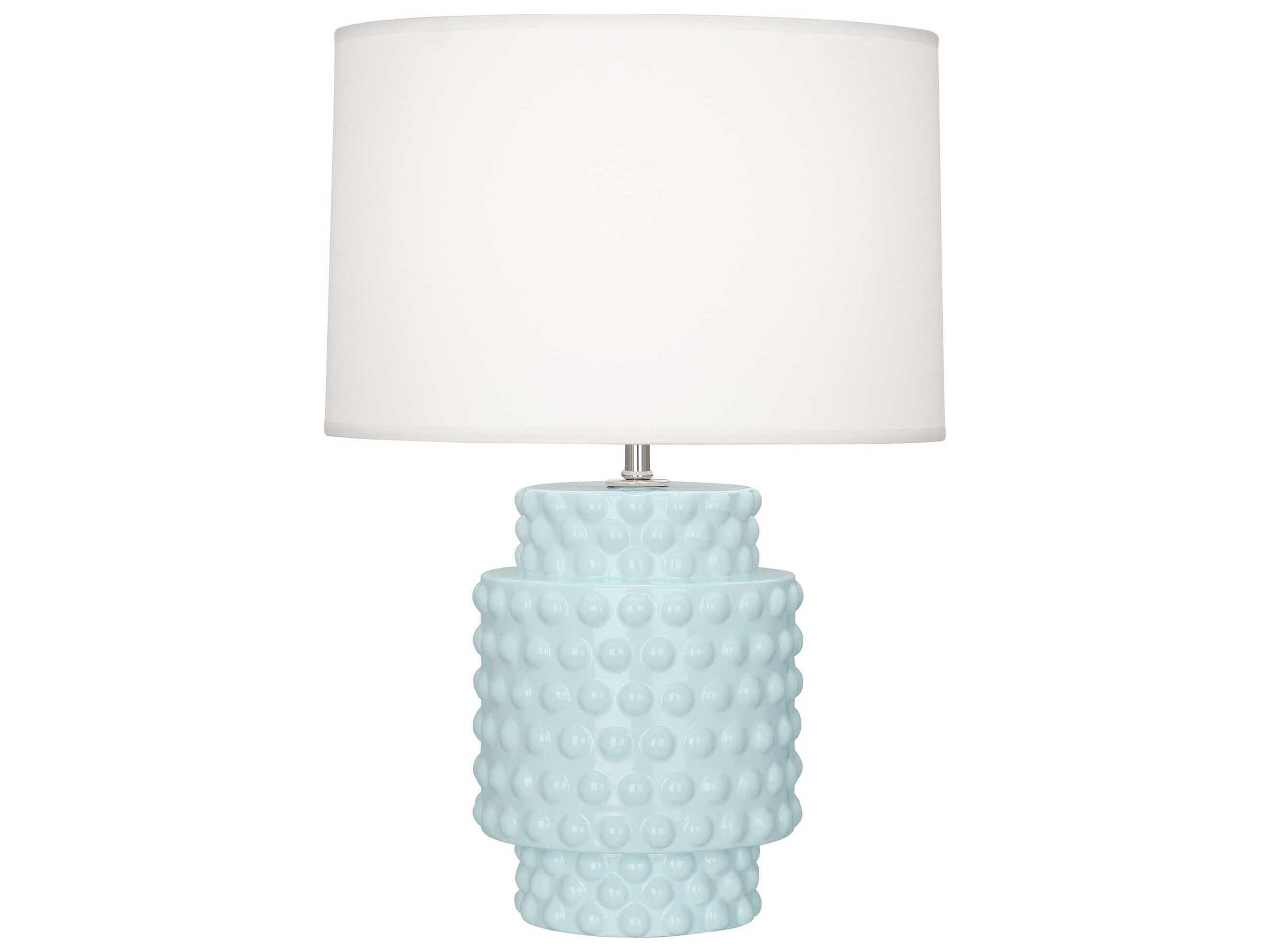 Dolly Accent Table Lamp Baby Blue Ceramic