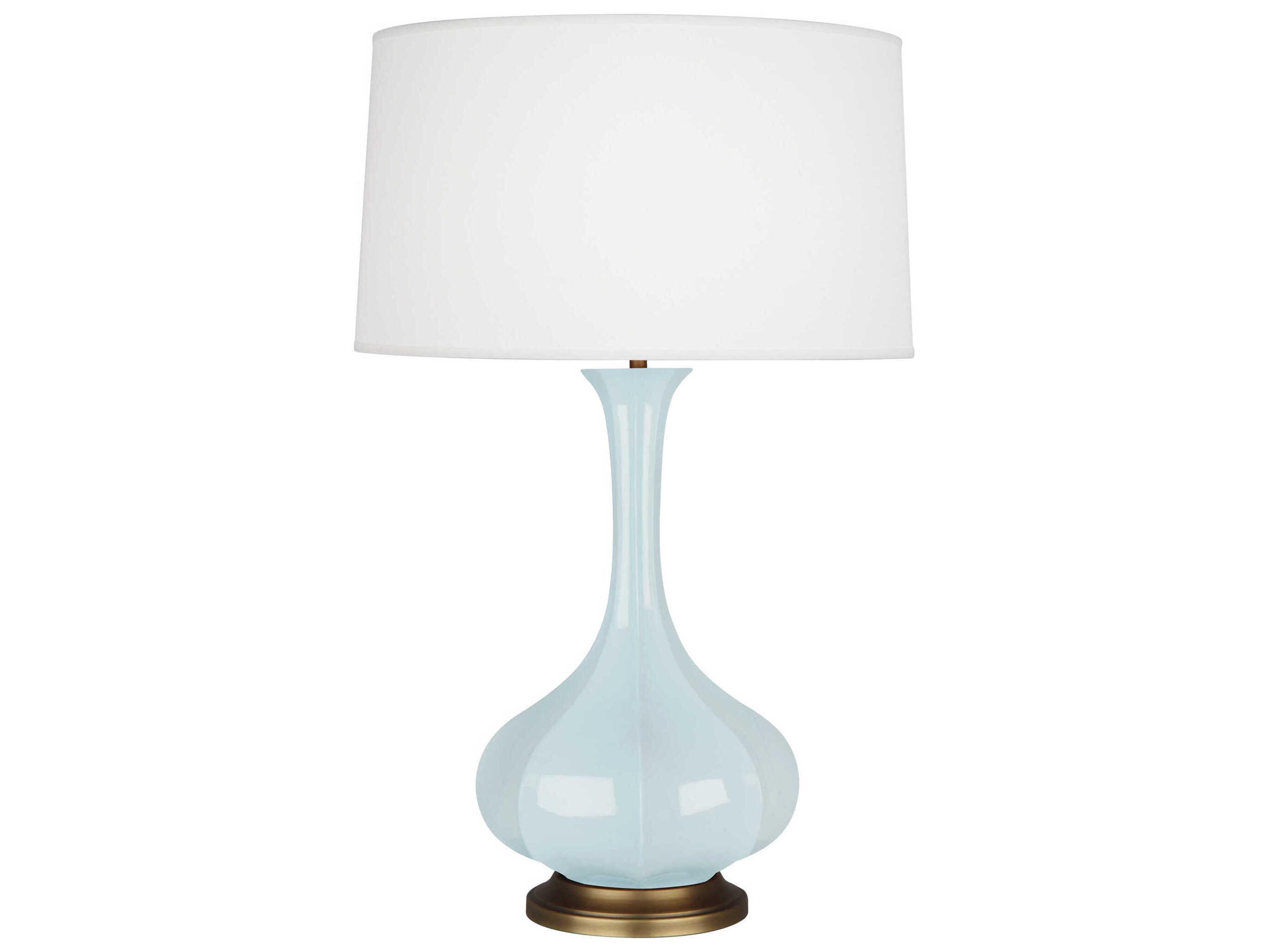Pike Baby Blue Glazed Buffet Lamp