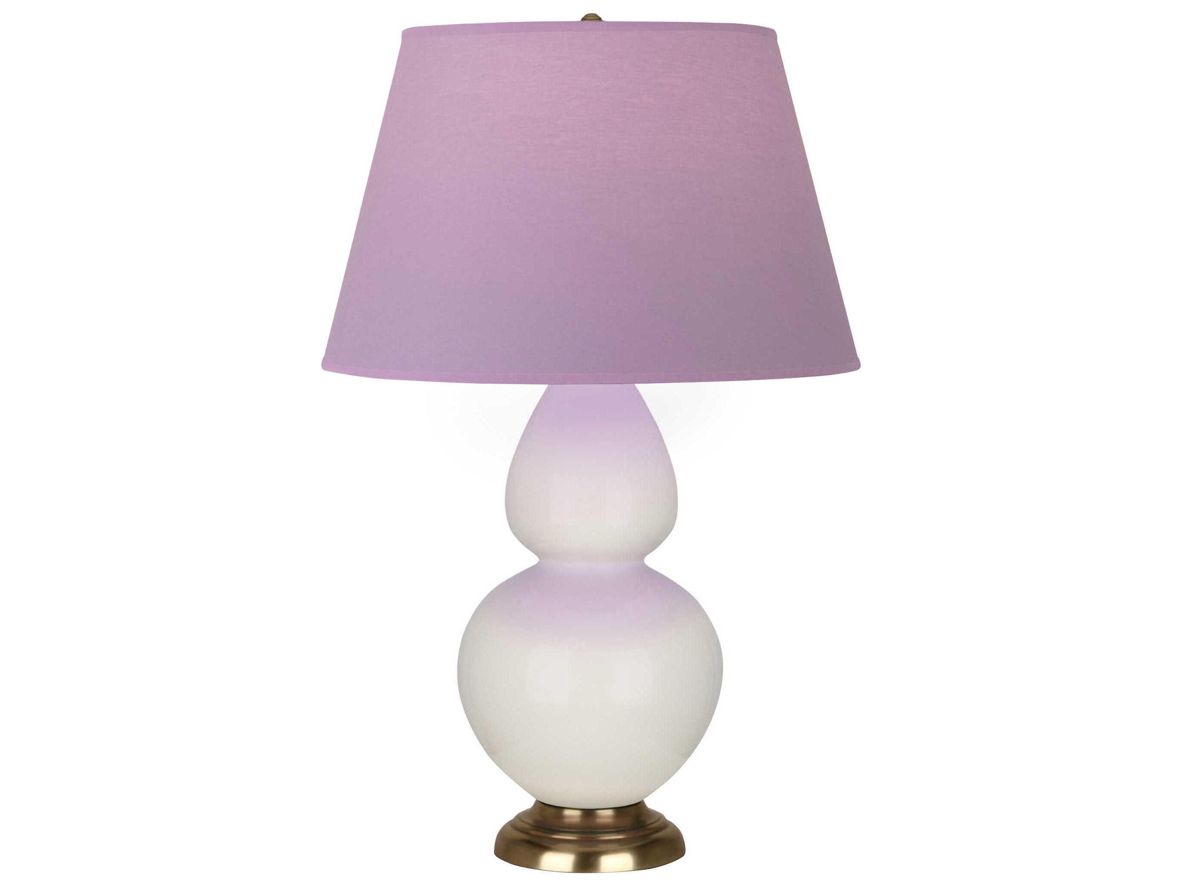 Robert Abbey Double Gourd Bone Glazed Blue Buffet Lamp