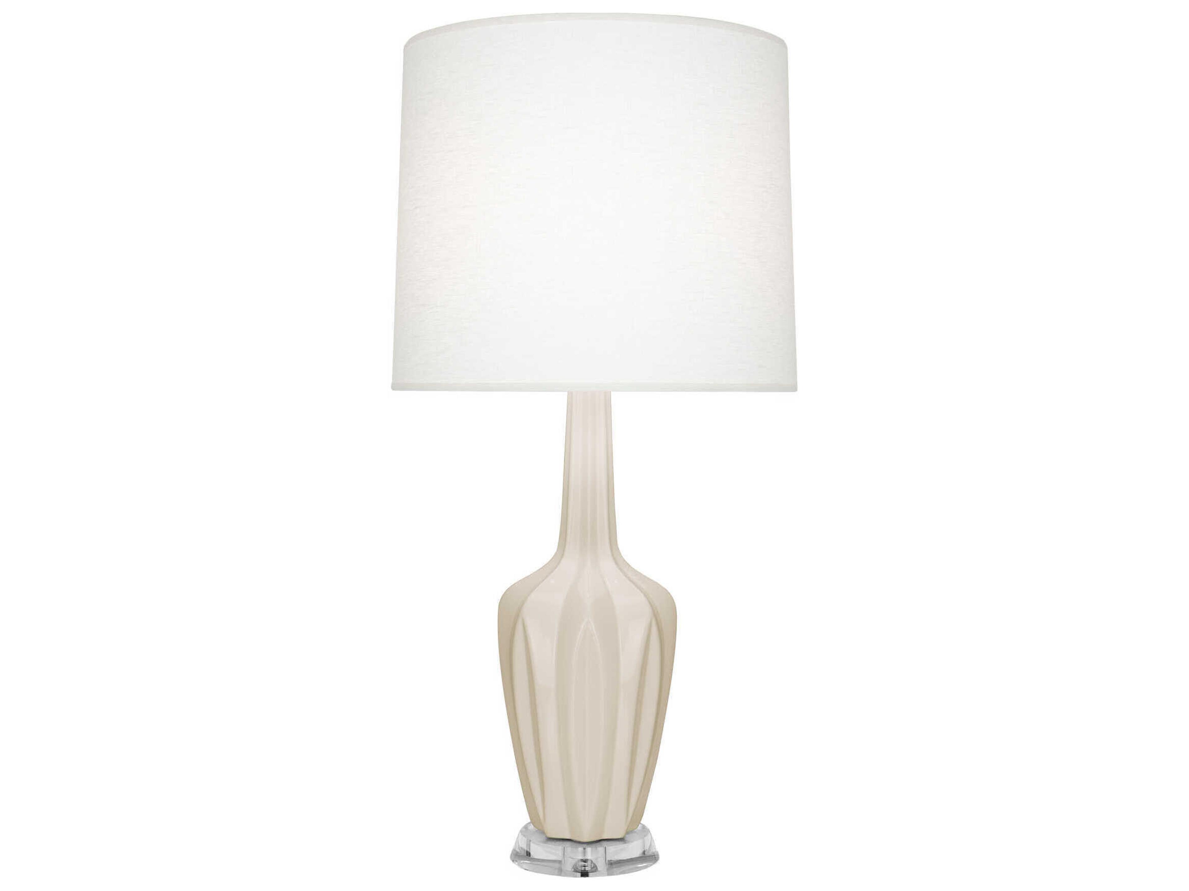 Emma Bone Glazed Off White Buffet Lamp