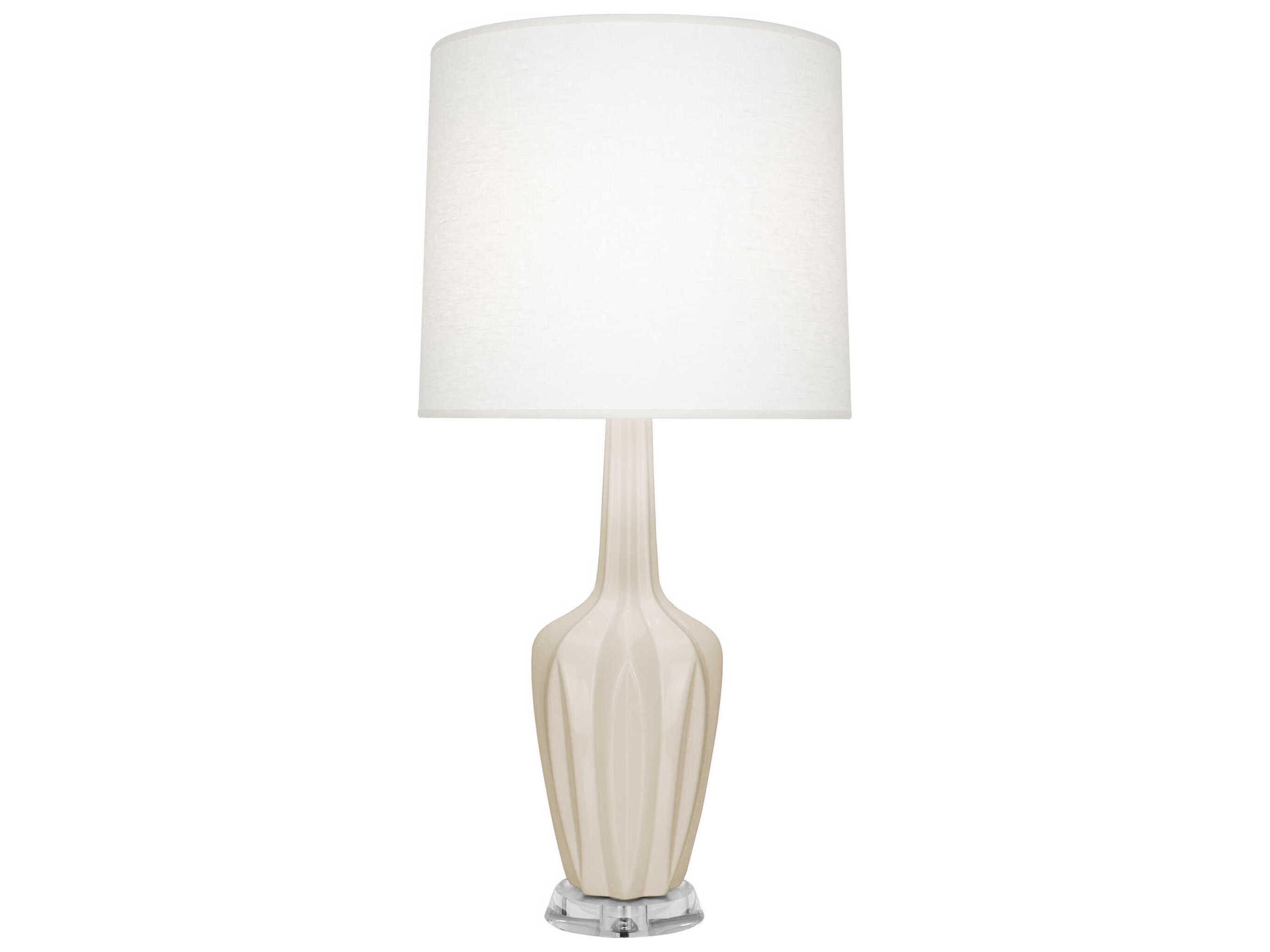 Emma Bone Glazed Off White Buffet Lamp