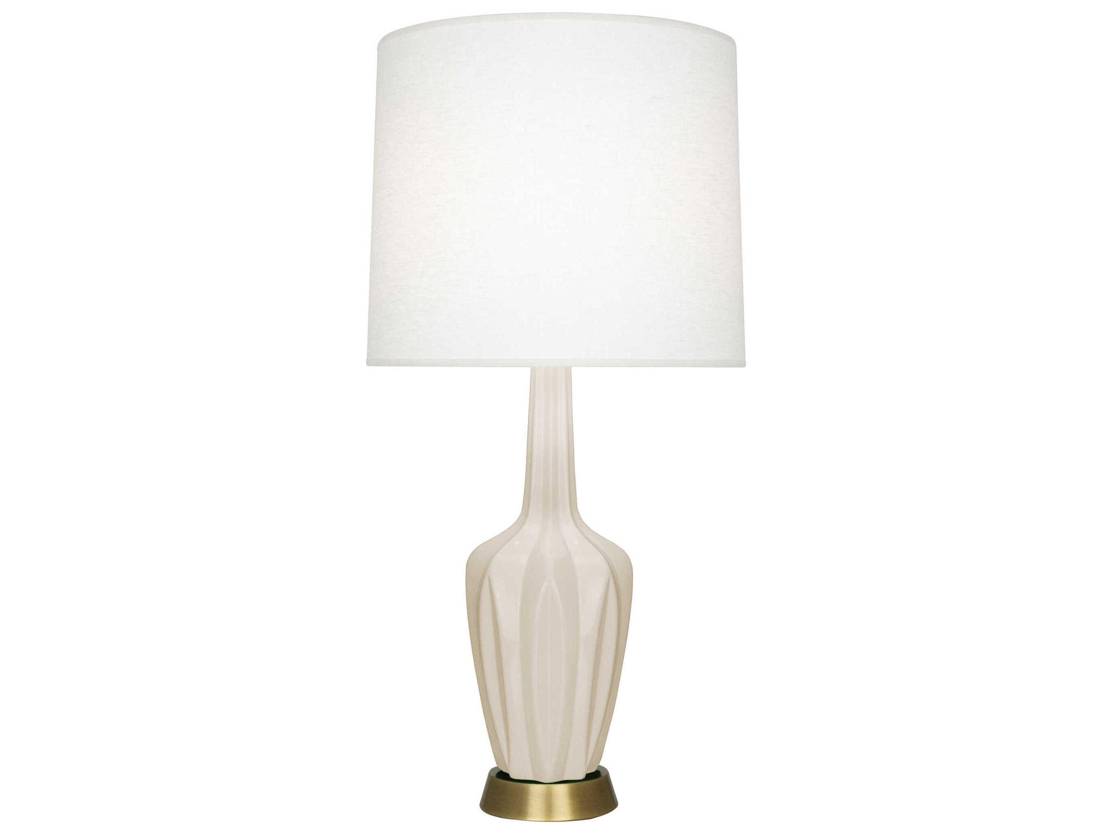 Robert Abbey Emma Bone Glazed Off White Buffet Lamp