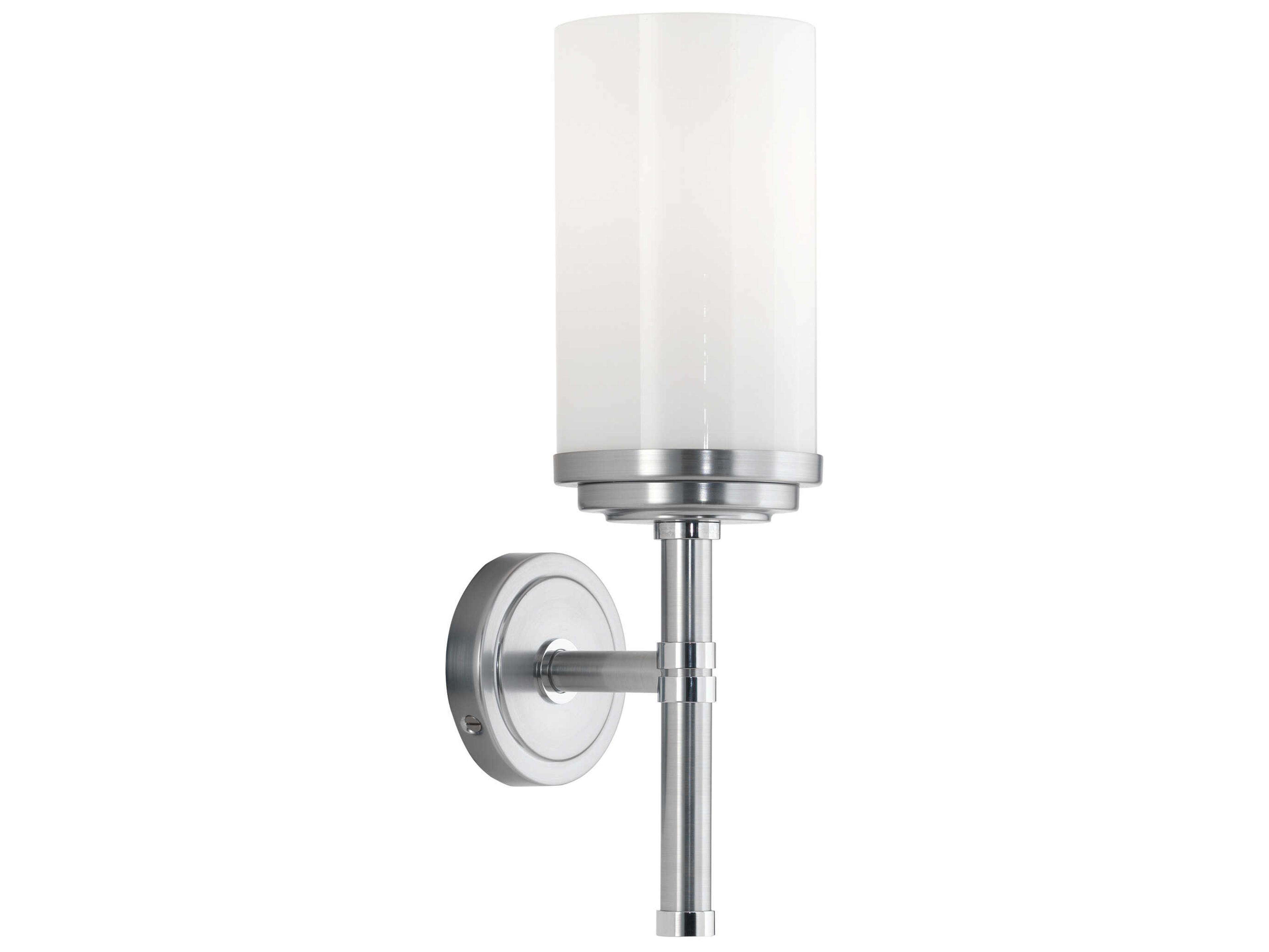 Halo 1-Light Brushed Chrome Polished Wall Sconce