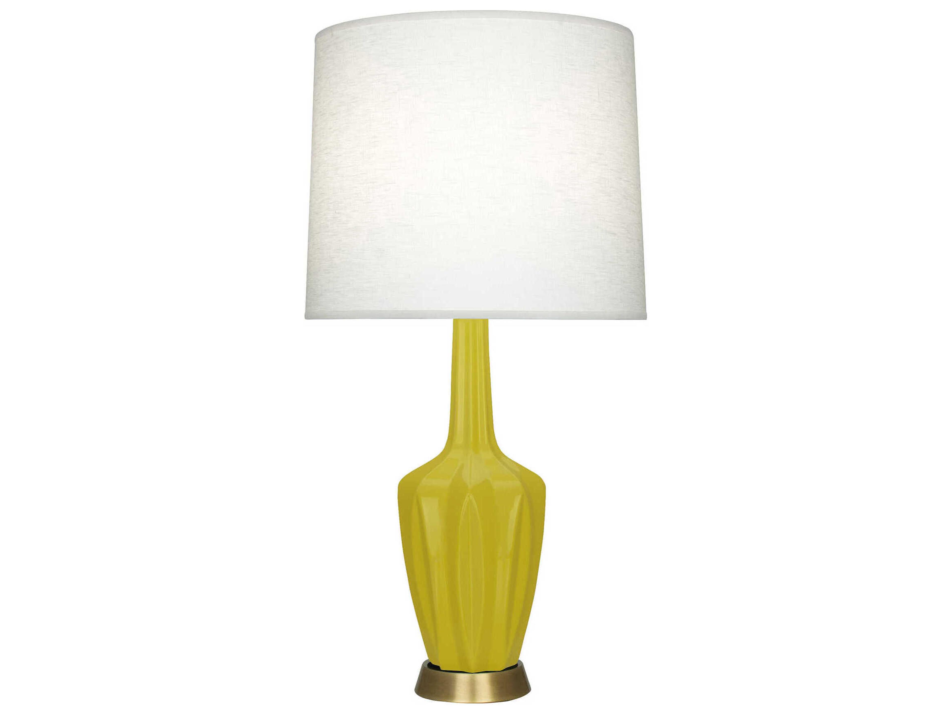 Robert Abbey Emma Citron Glazed Yellow Buffet Lamp