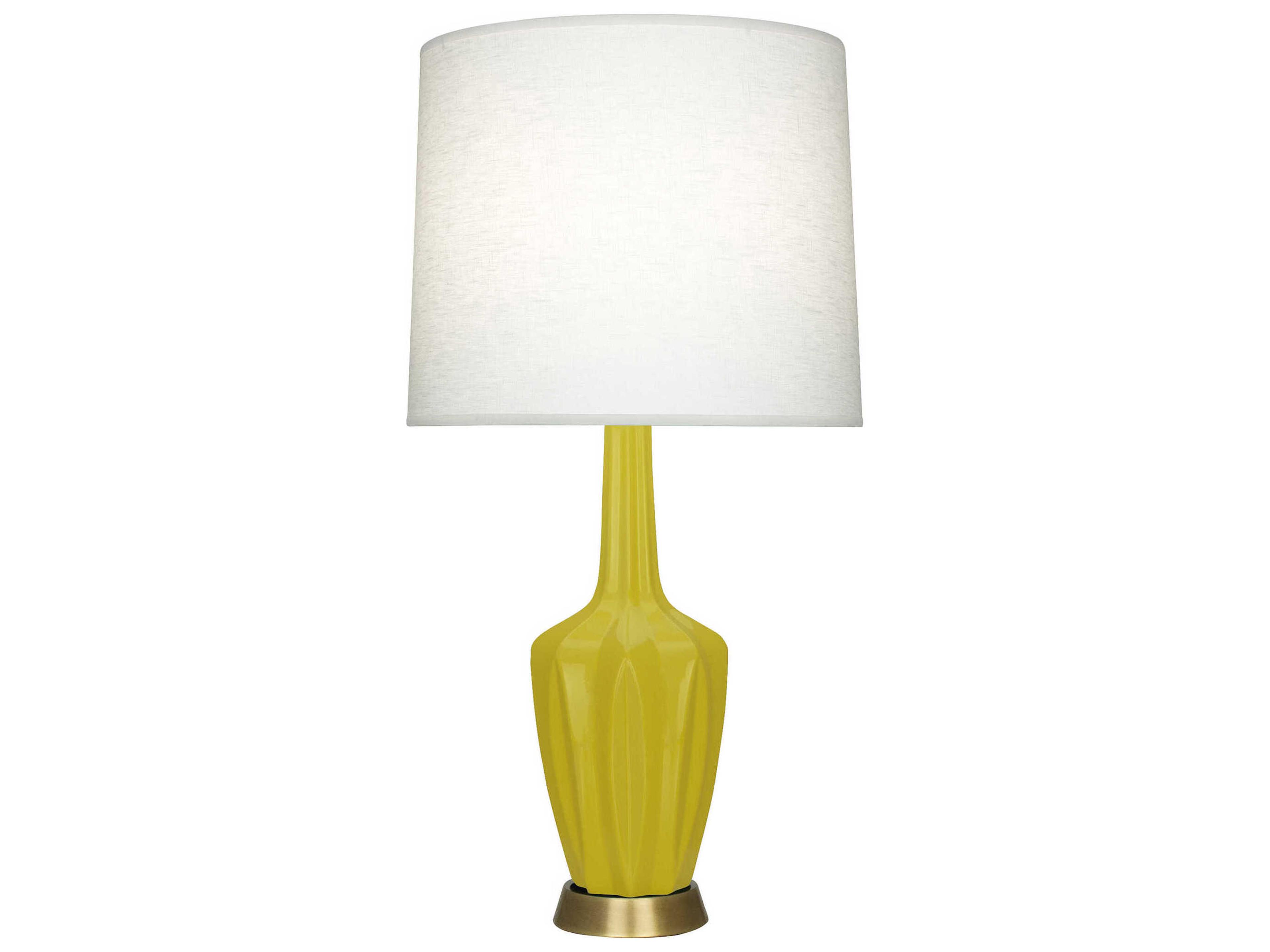 Robert Abbey Emma Citron Glazed Yellow Buffet Lamp