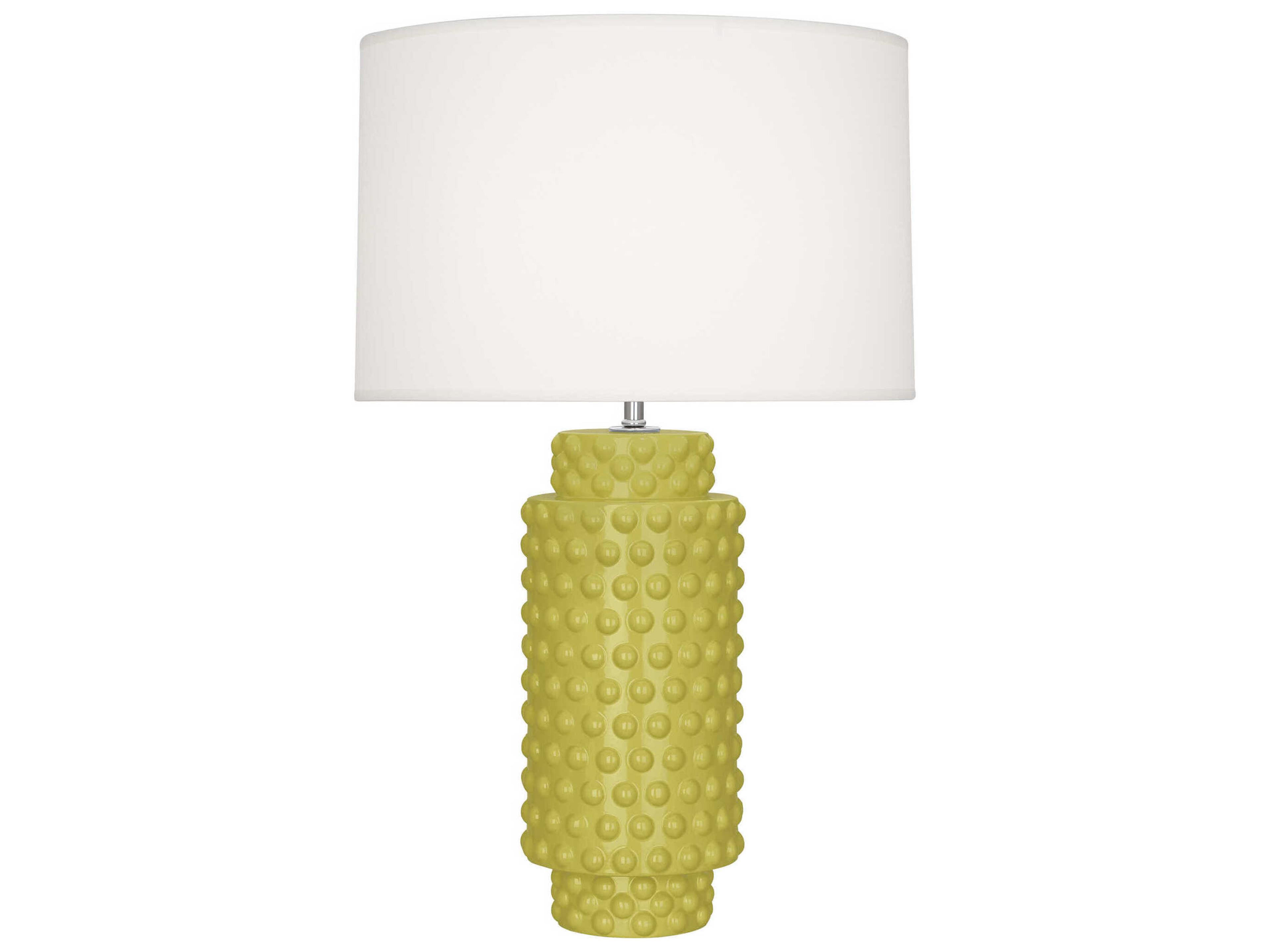 Dolly Table Lamp in Citron Glazed Ceramic