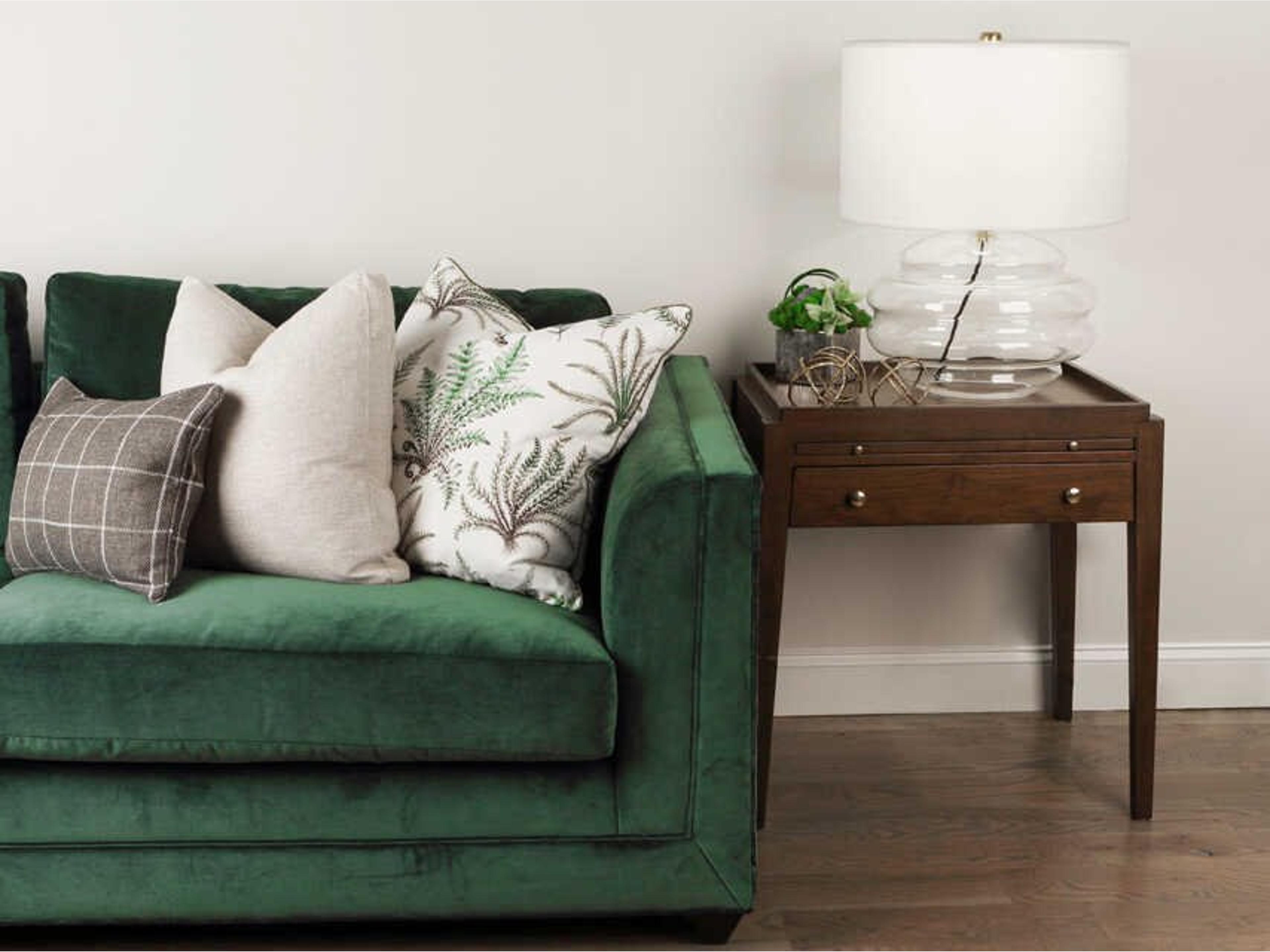 Robert Abbey Horizon Modern Brass Clear Glass Table Lamp