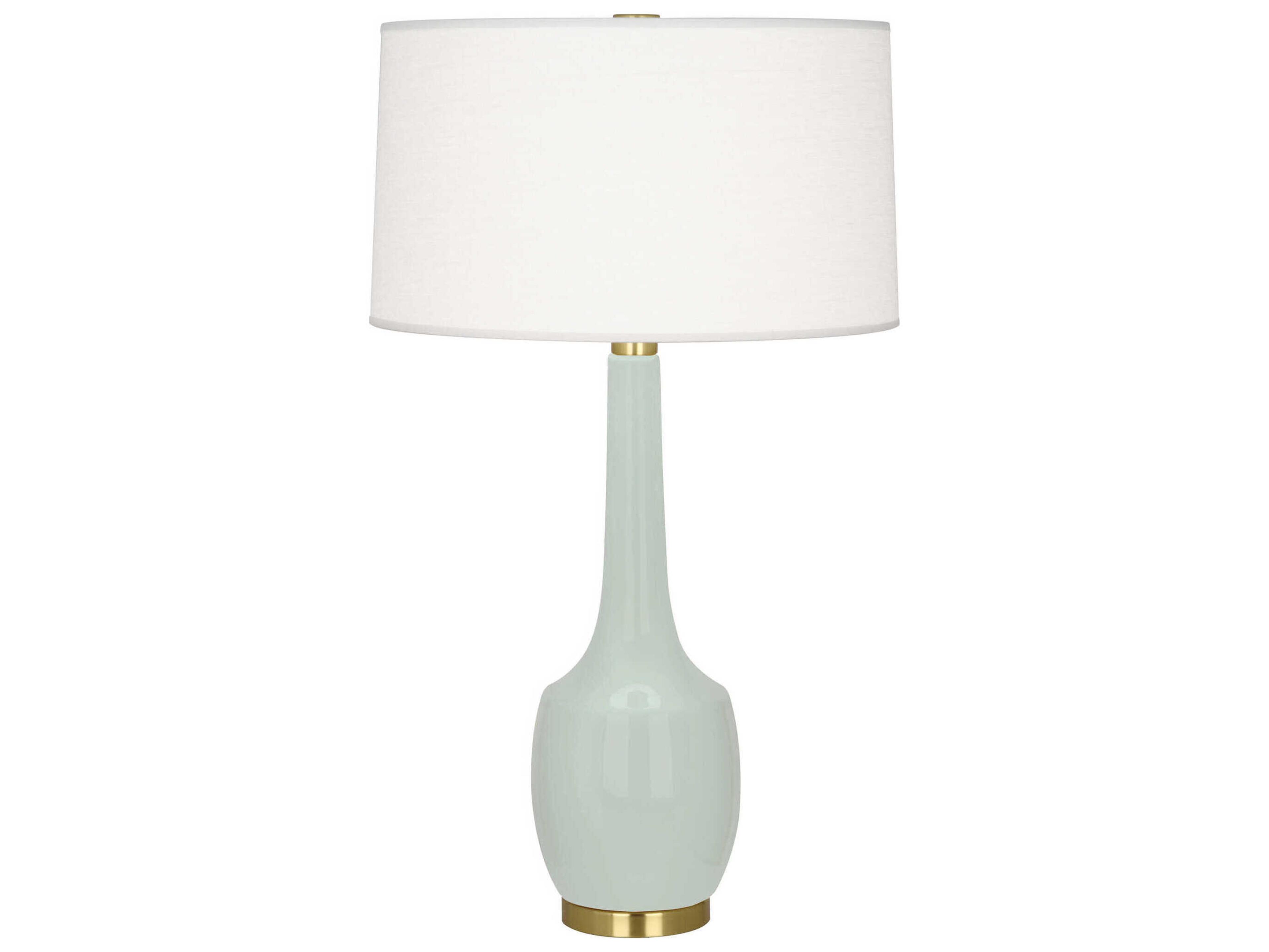 Delilah Table Lamp in Celadon Glazed Ceramic