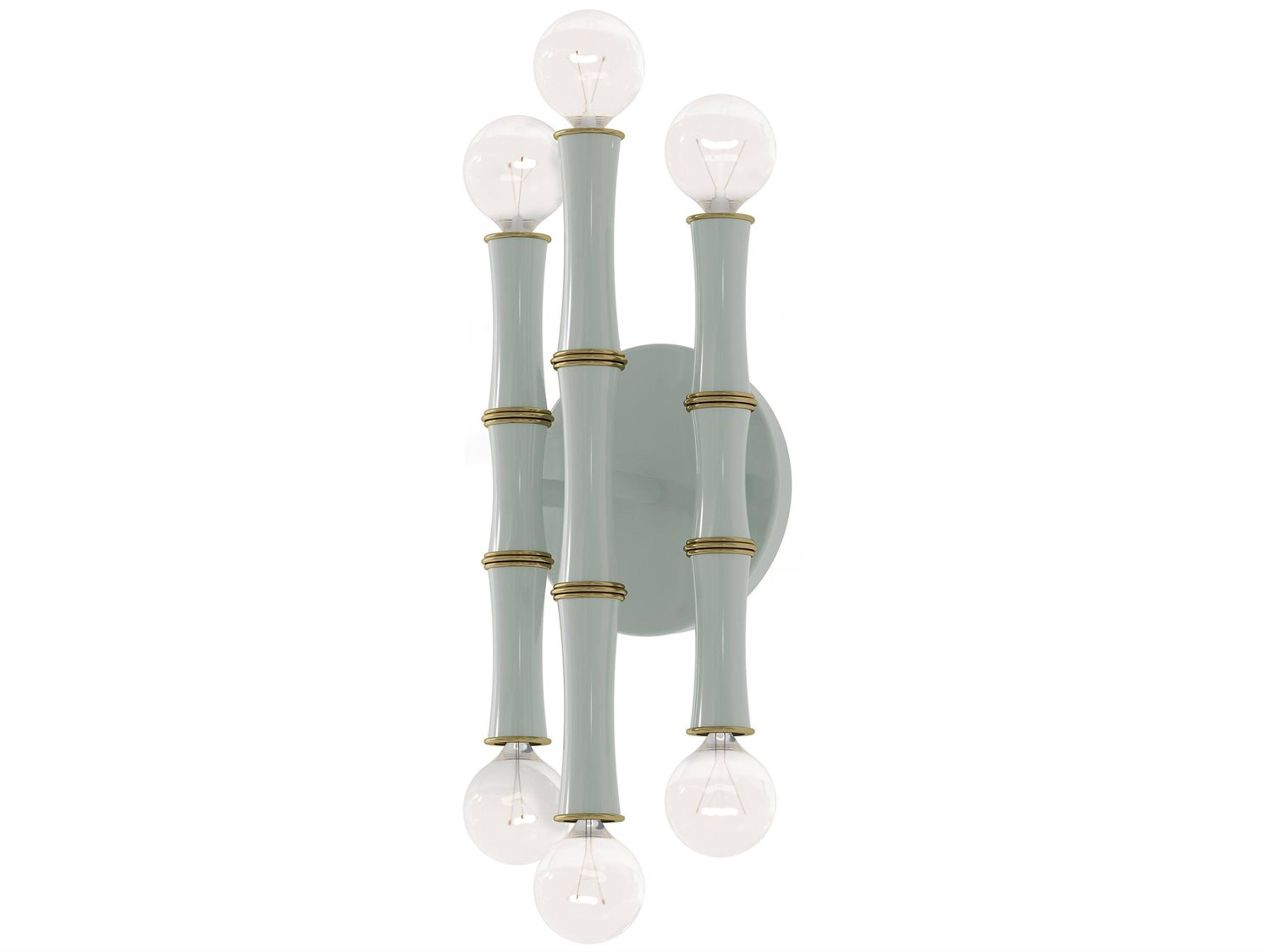 Kane 6-Light Celadon Green Wall Sconce