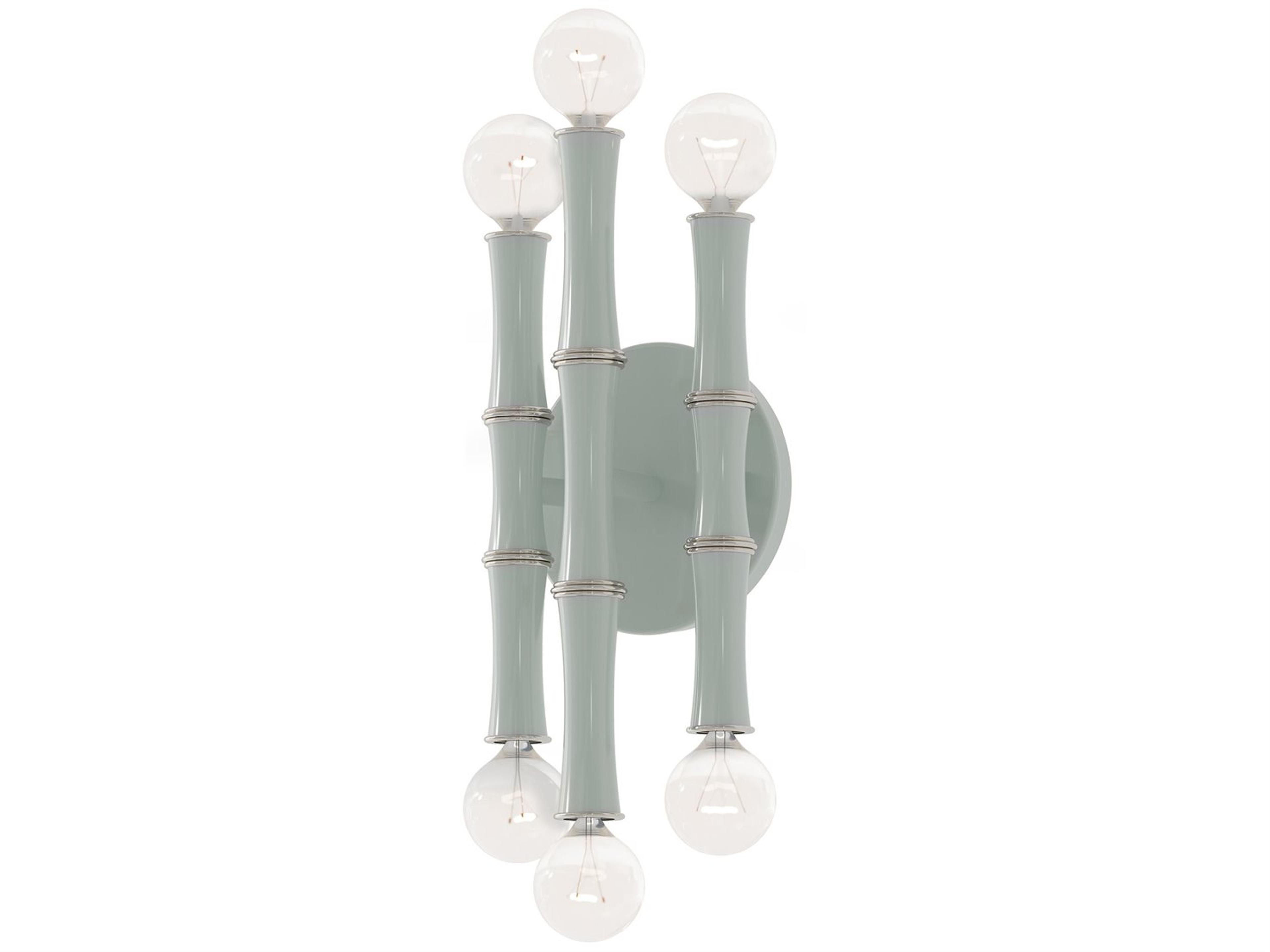 Robert Abbey Kane 6-Light Celadon Green Wall Sconce