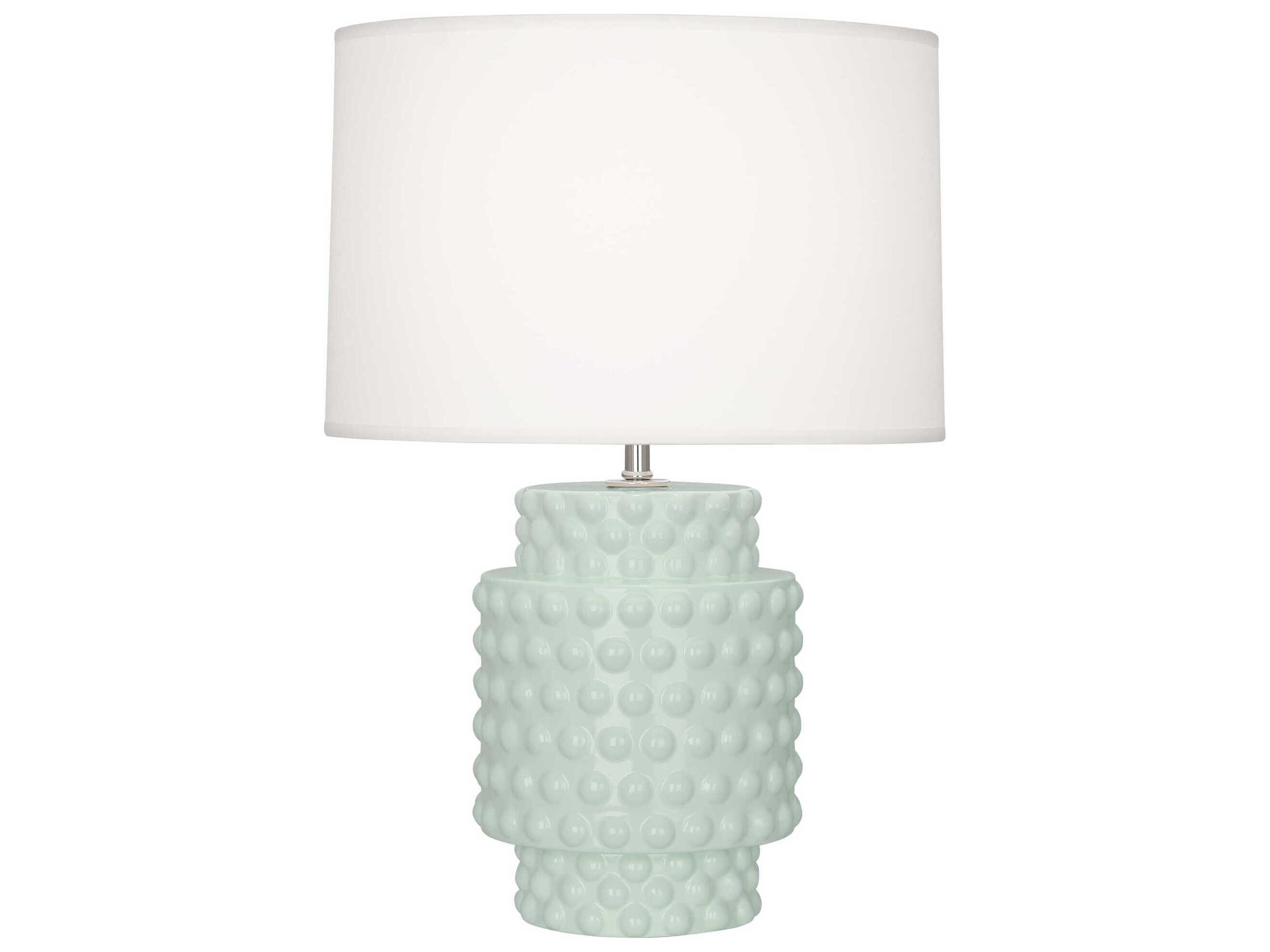 Dolly Celadon Glazed Textured Green Table Lamp