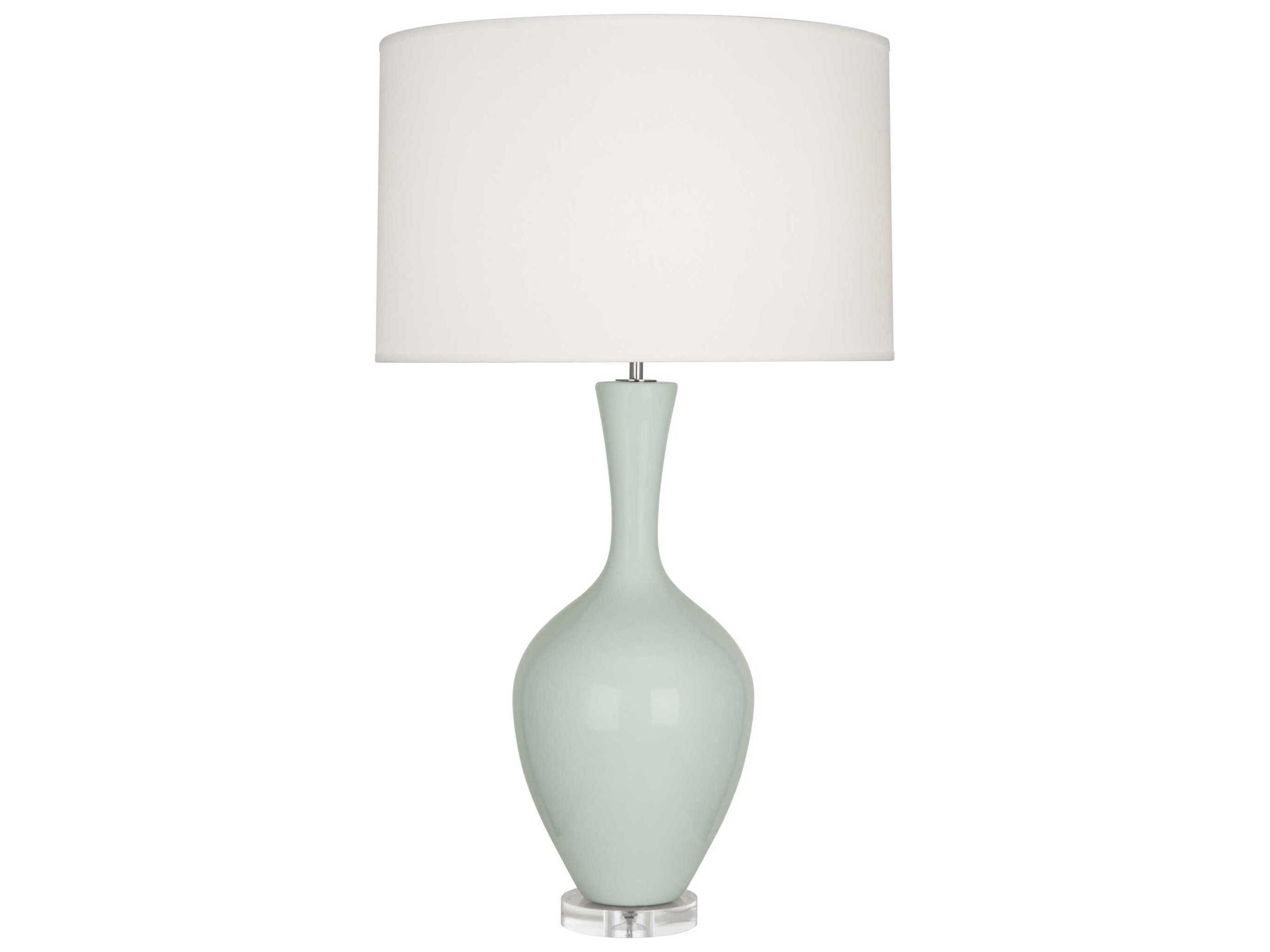 Audrey Table Lamp Celadon Glazed Ceramic