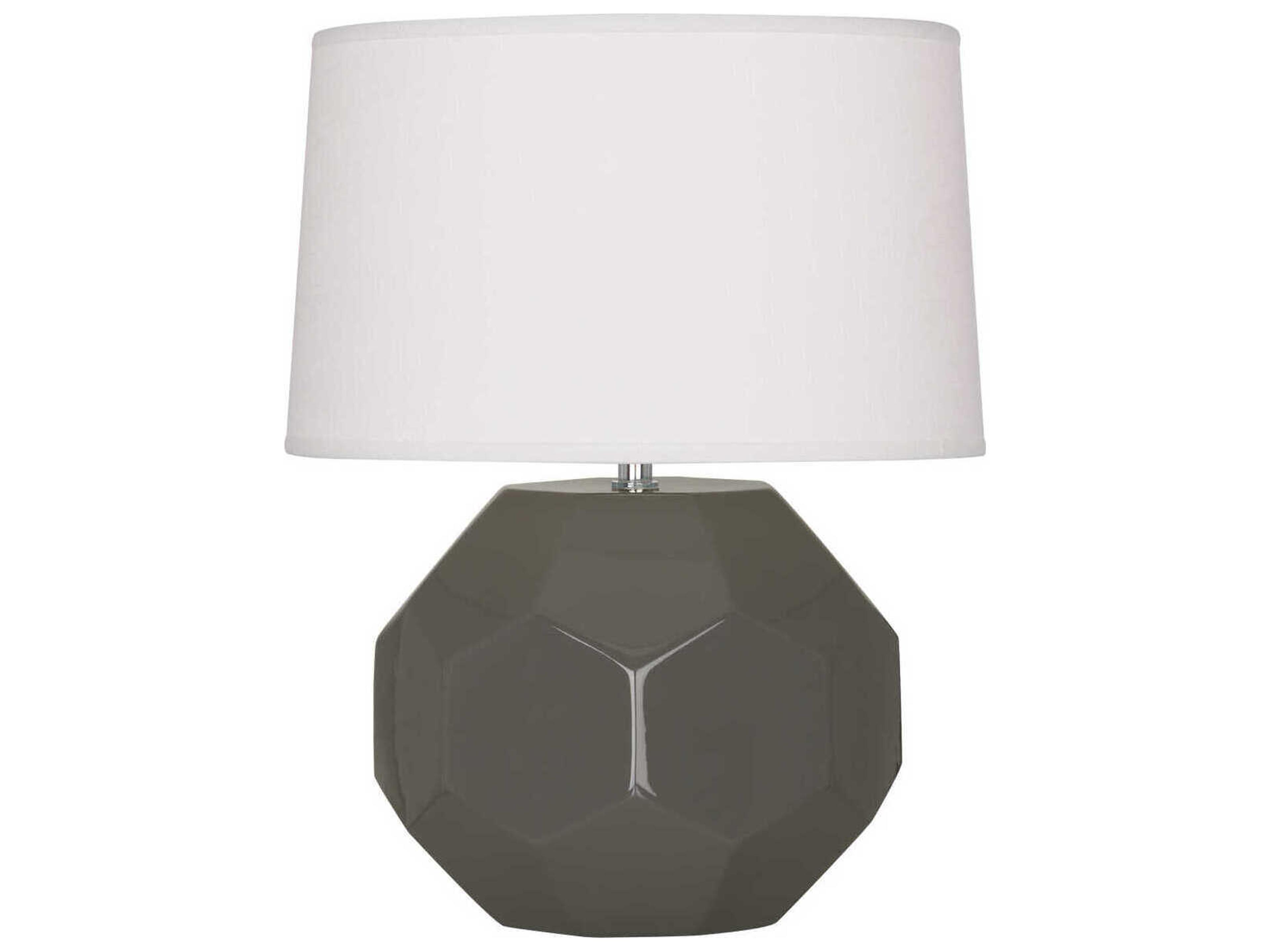 Franklin Ash Glazed Gray Table Lamp