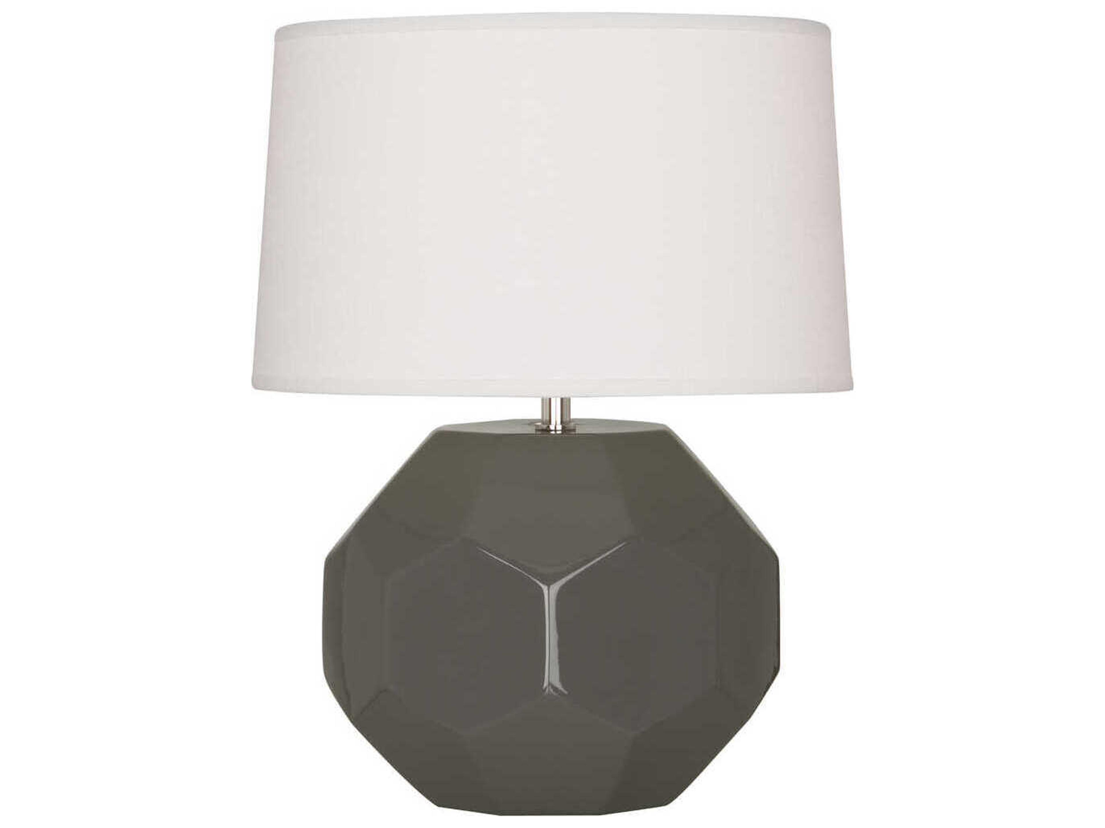 Franklin Ash Glazed Gray Table Lamp