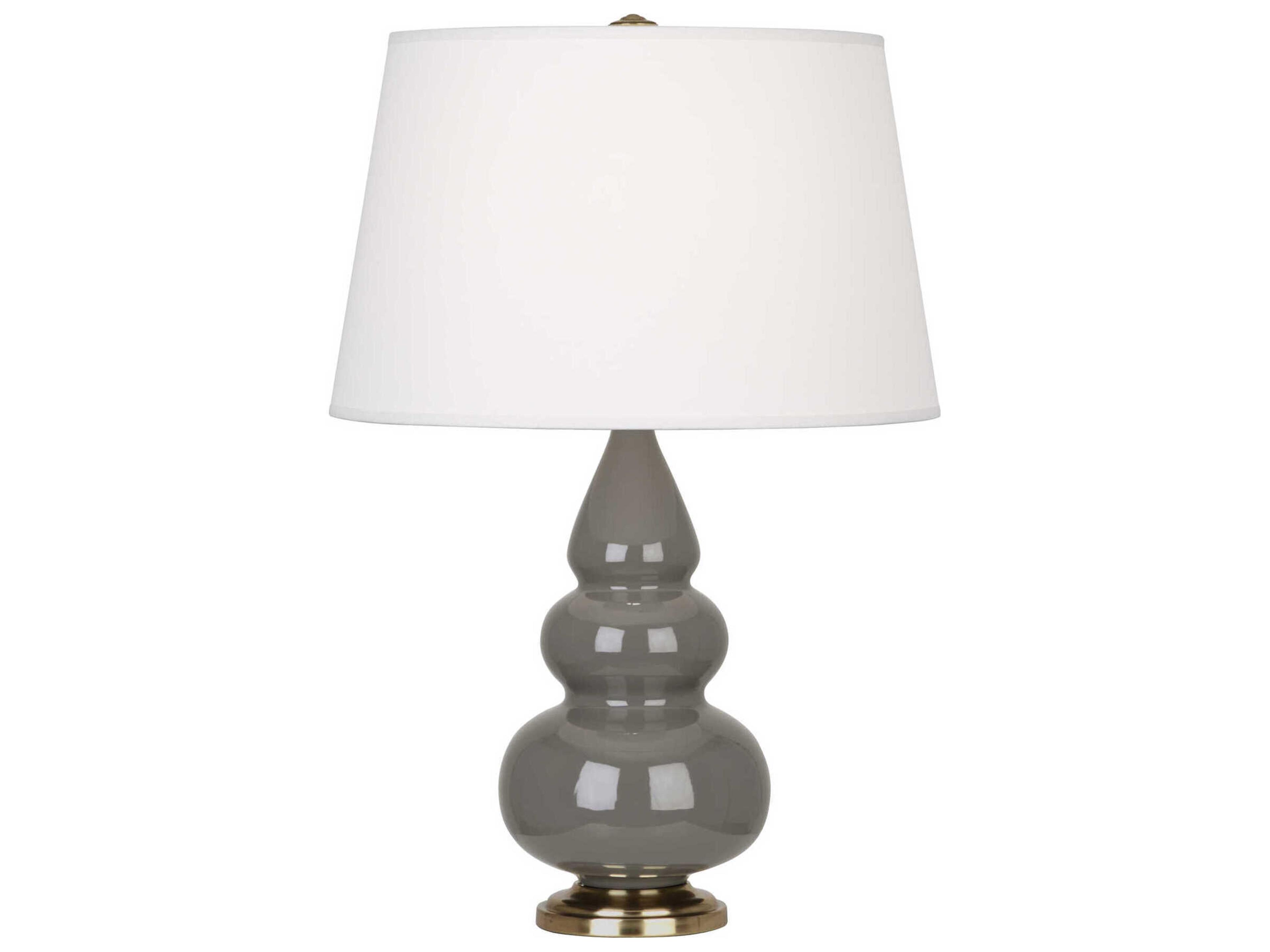 Small Triple Gourd Gray Table Lamp