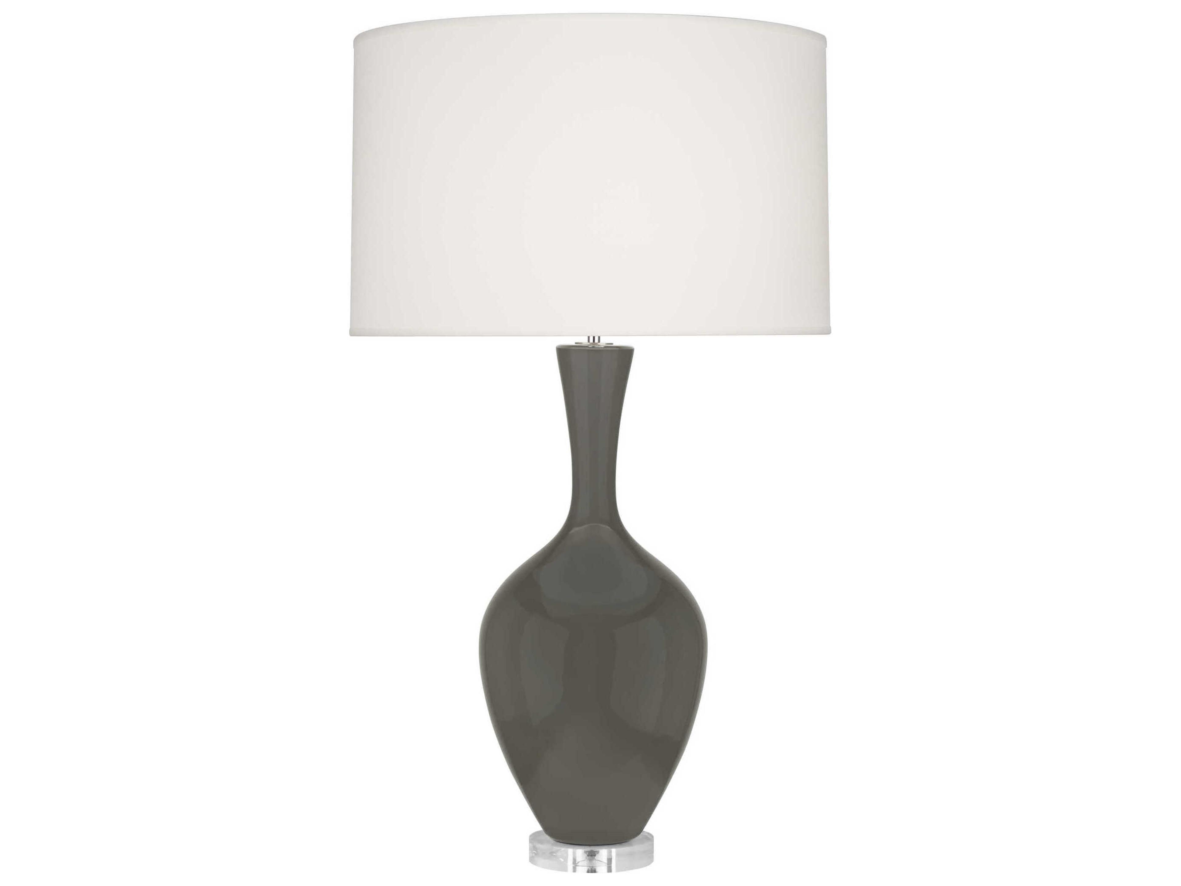 Audrey Table Lamp Ash Glazed Ceramic