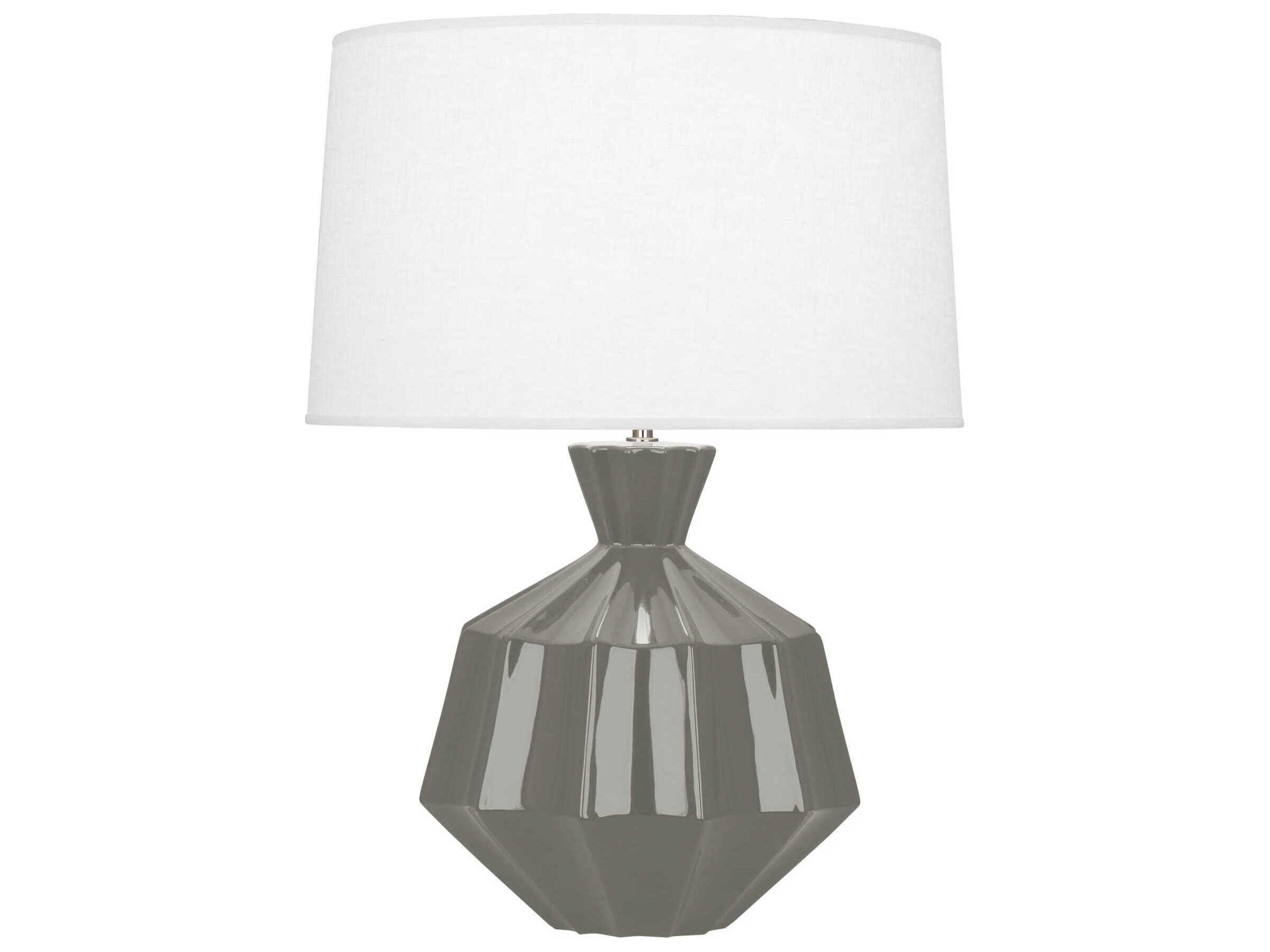 Orion Ash Glazed Gray Buffet Lamp