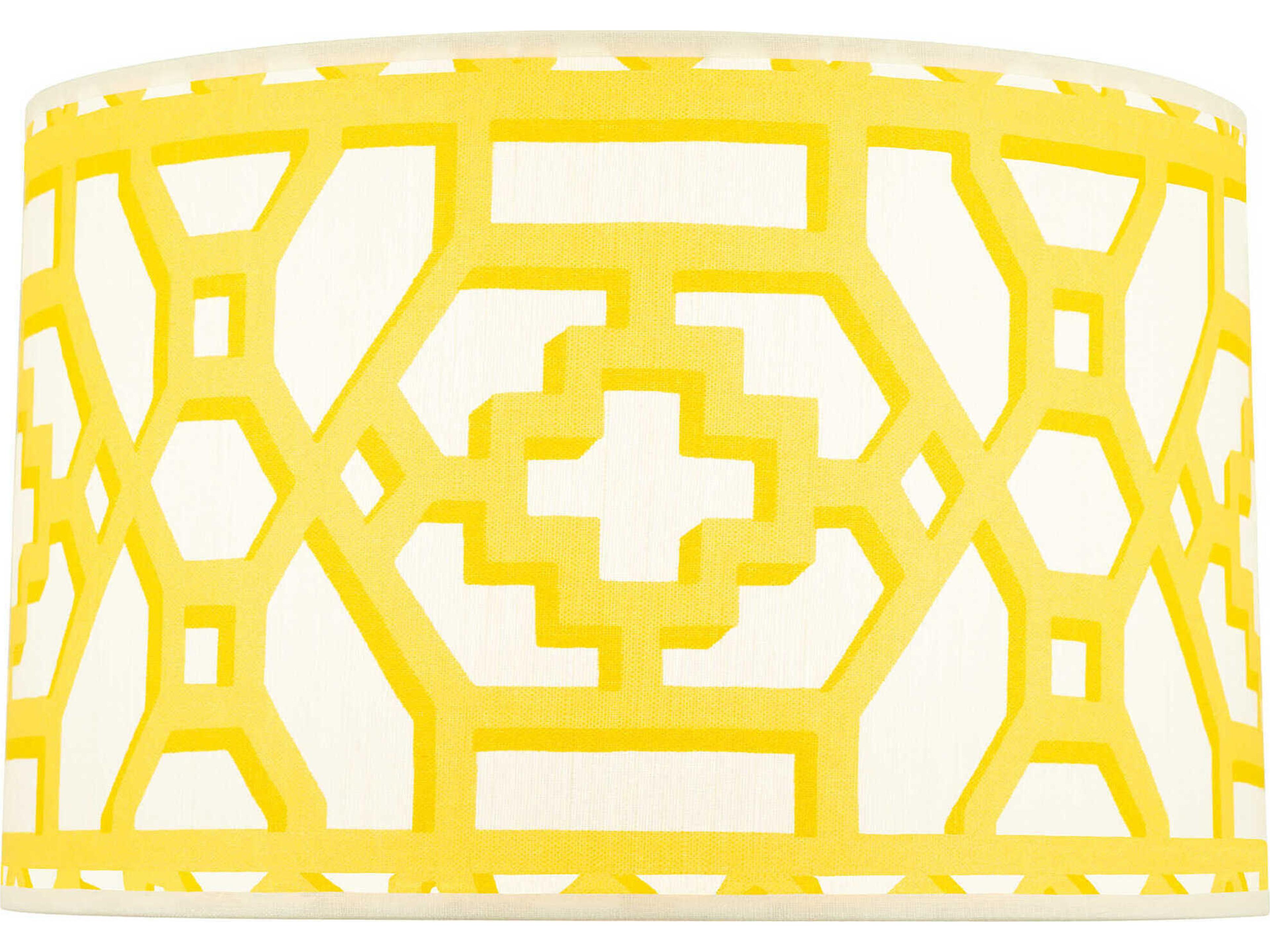 Rose Zanzibar Trellis Chintz Canary Shade