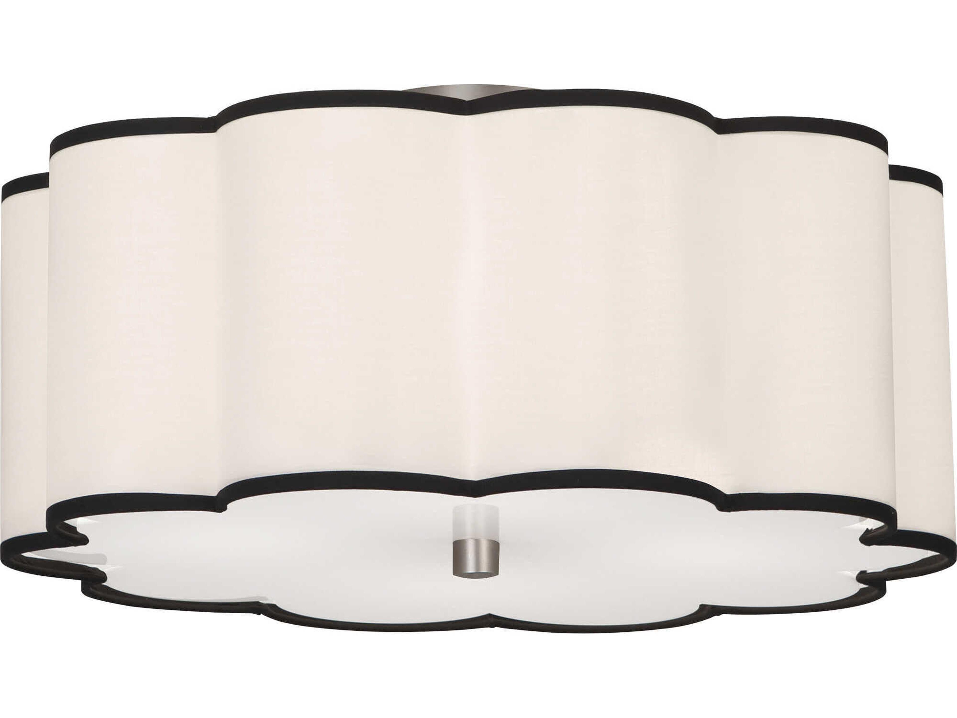 Axis 4-Light Blackened Antique Nickel Drum Flush Mount