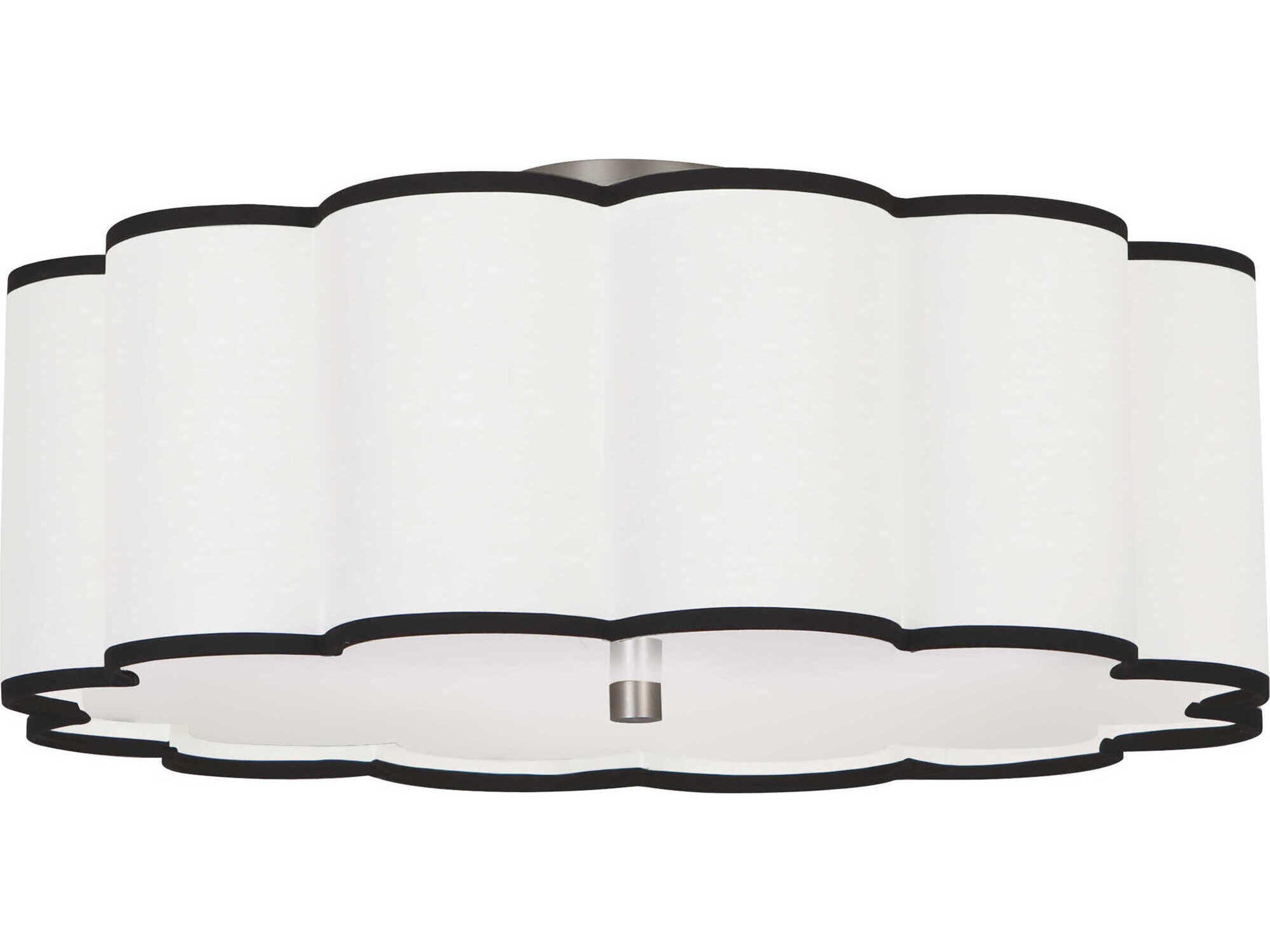 Axis Flushmount Ceiling Light Modern Nickel