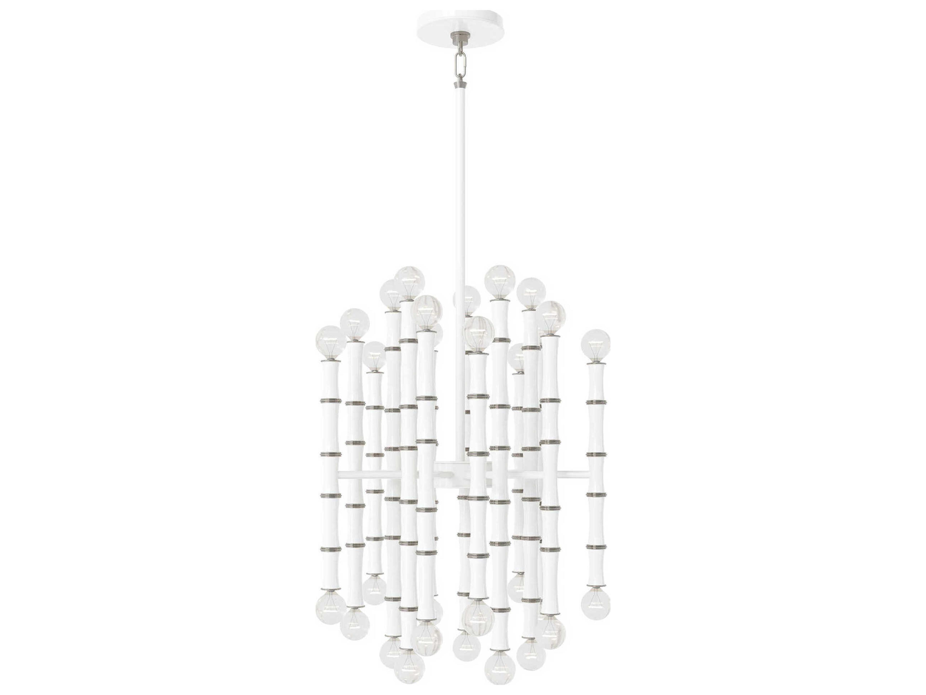 Robert Abbey Kane 30-Light Daisy White Pendant
